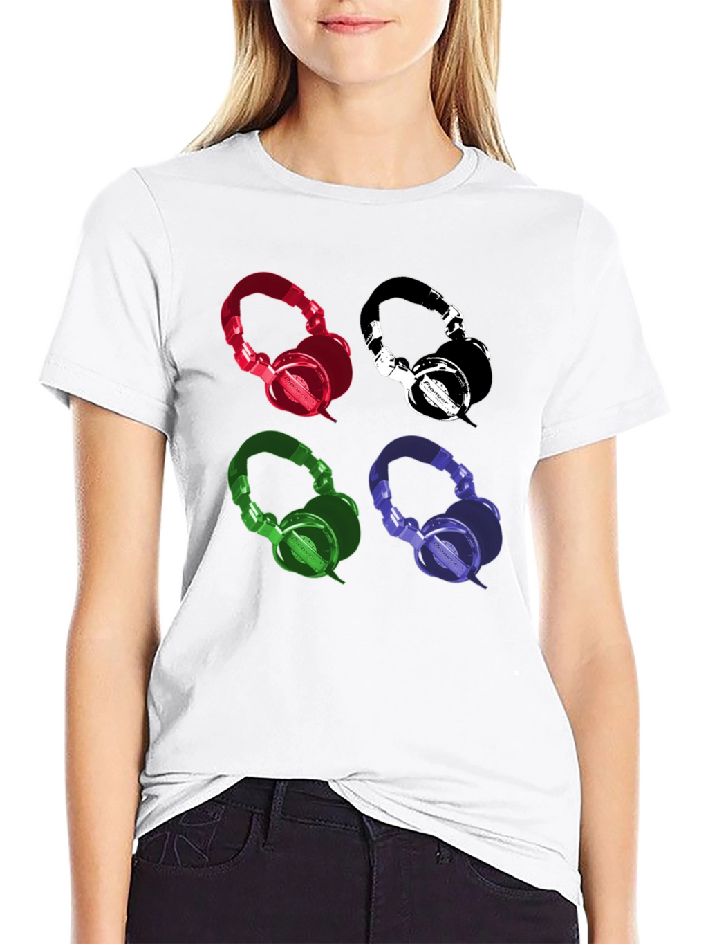 Retro Headphones Graphic Tee - Music Lover T-Shirt
