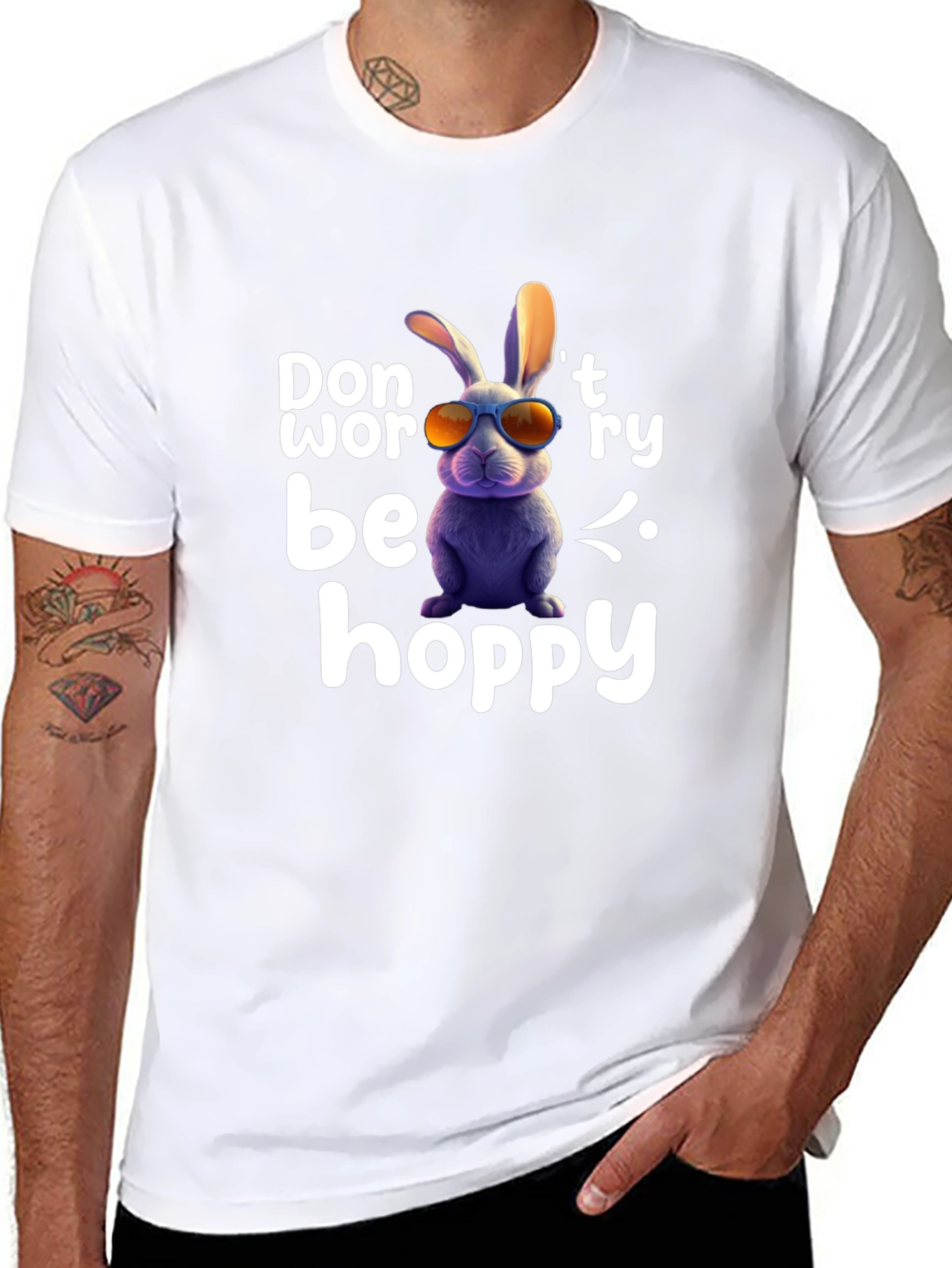 Dont Worry Be Hoppy Easter T-Shirt