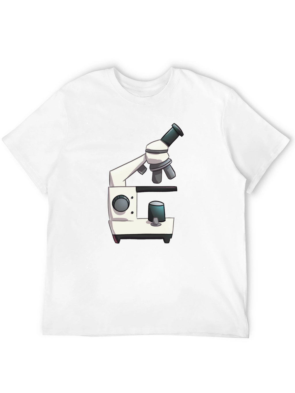 Microscope Graphic Tee - Science Black T-Shirt