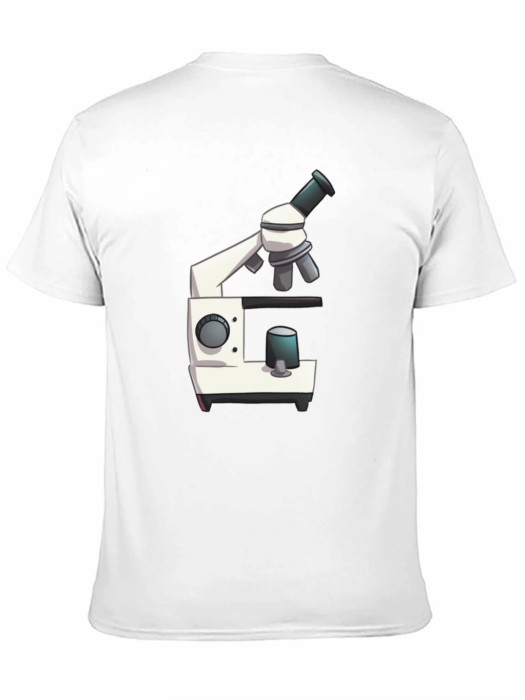 Microscope Graphic Tee - Science Black T-Shirt