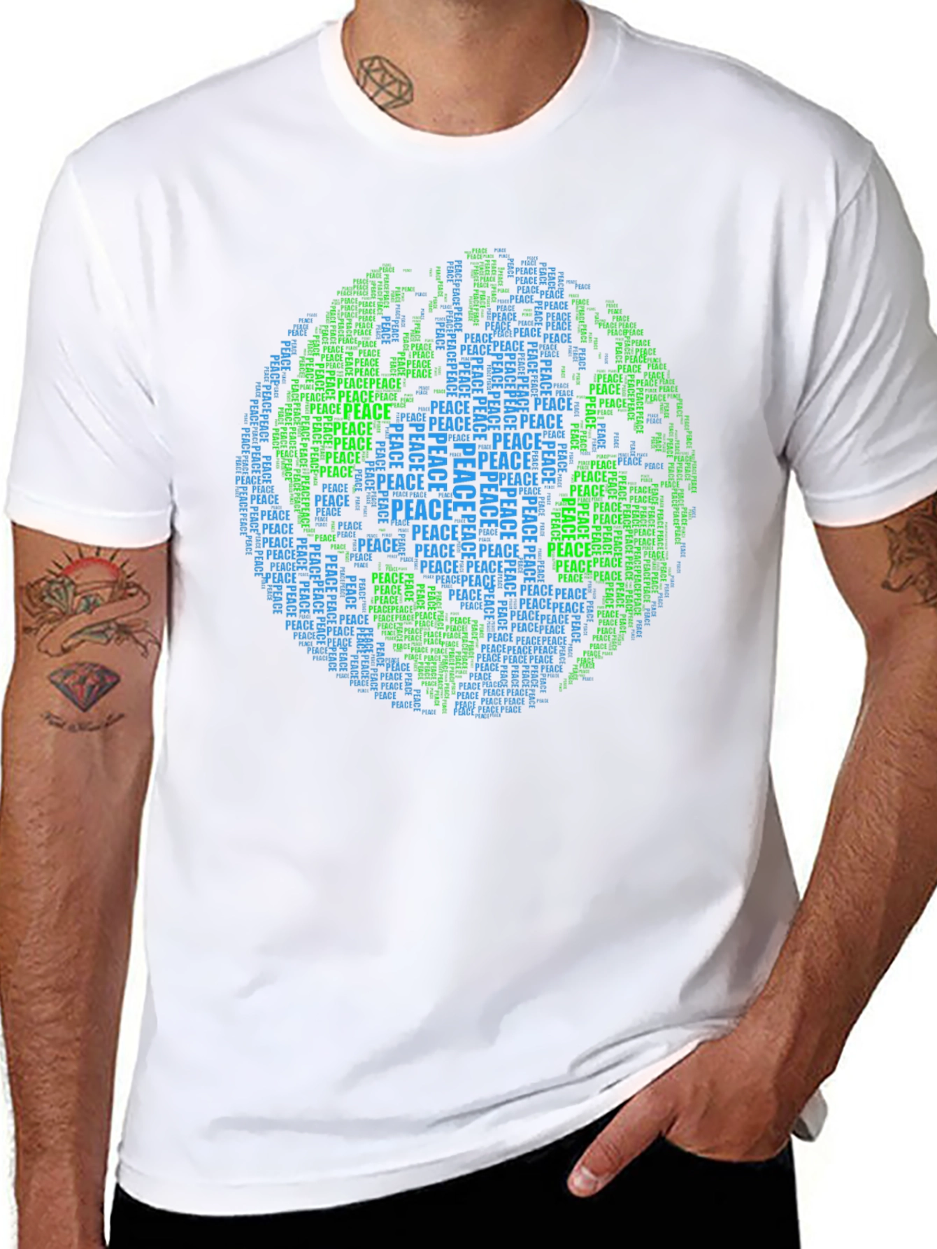 Peace Earth Graphic T-Shirt
