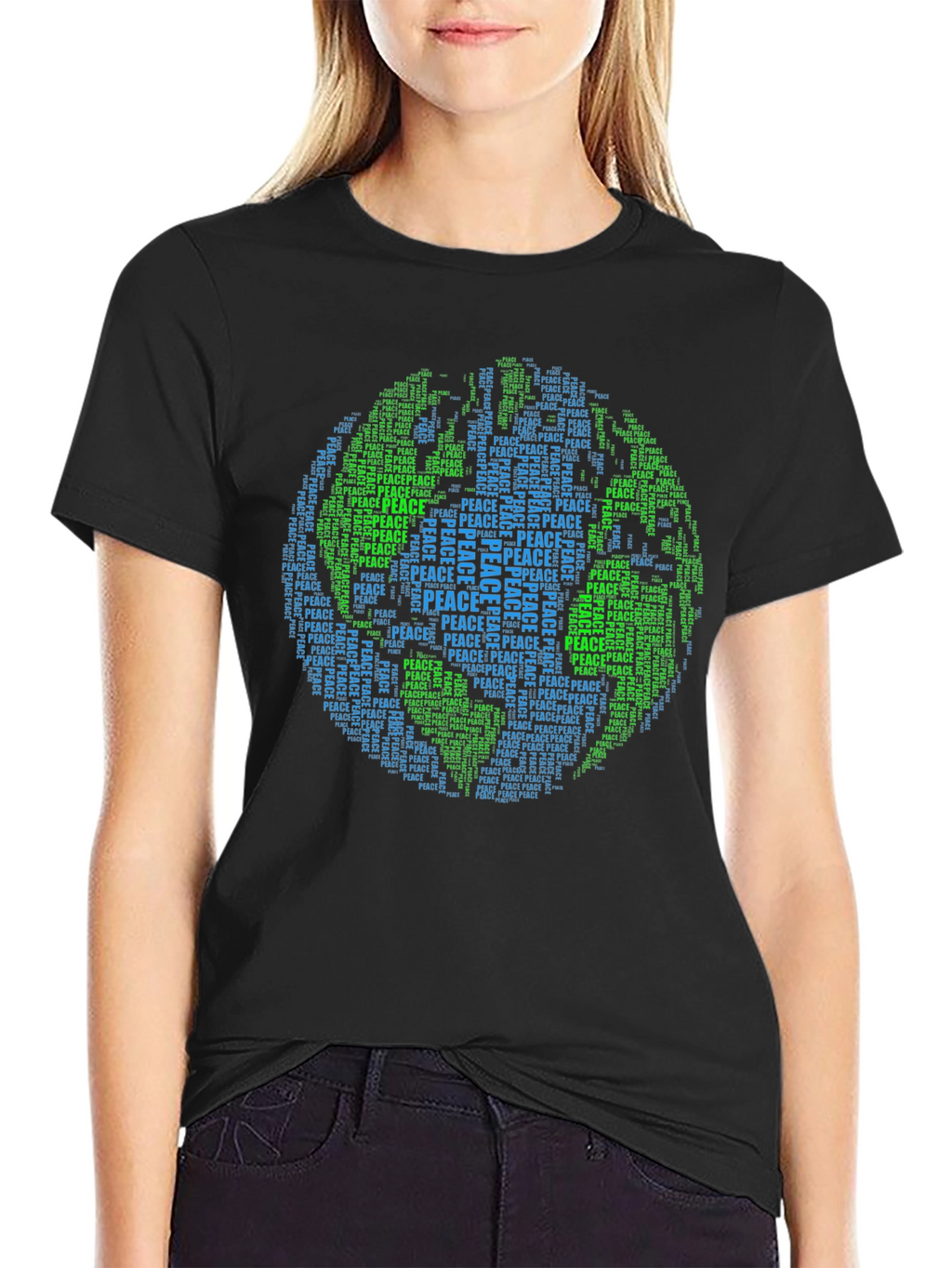 Peace Earth Graphic T-Shirt