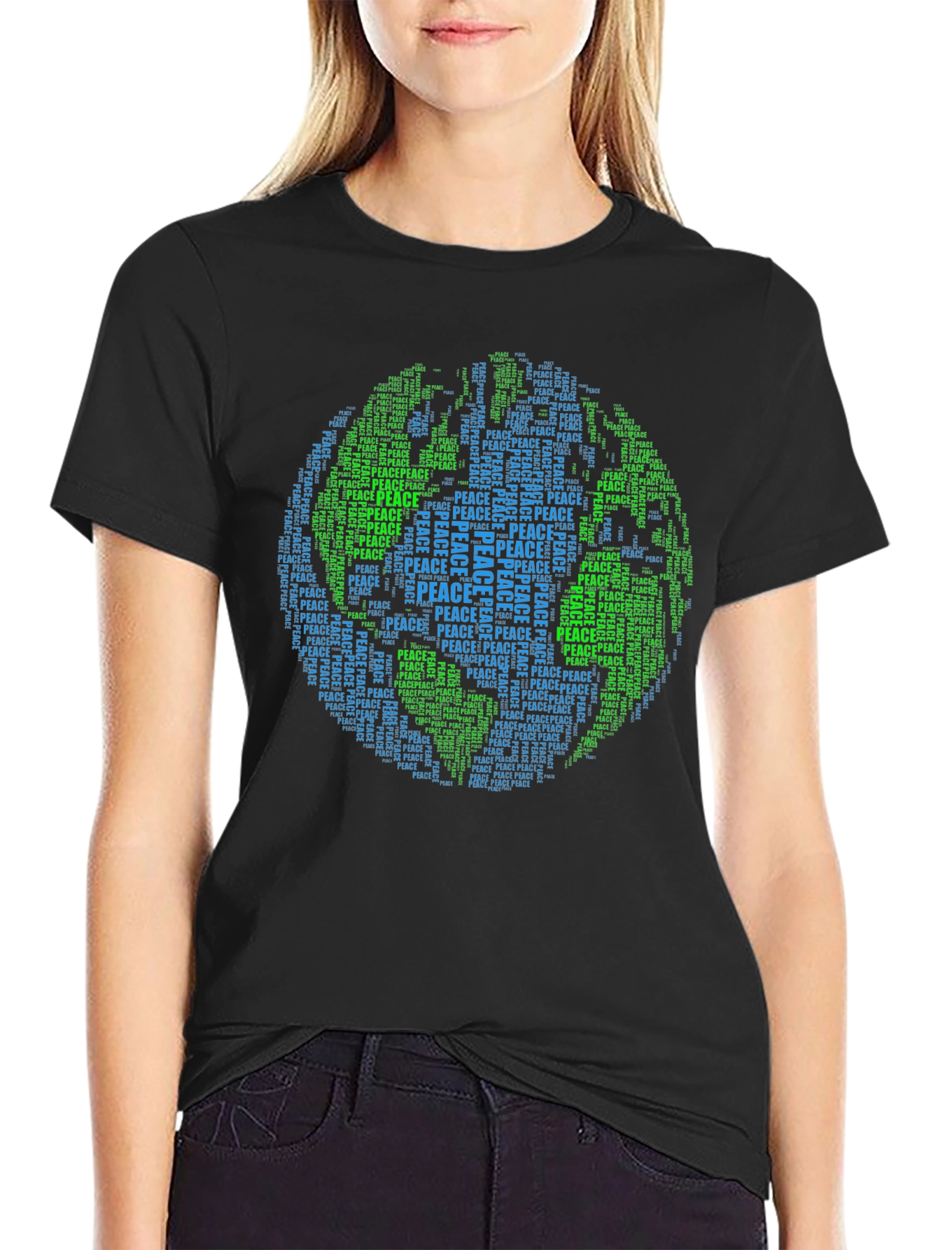 Peace Earth Graphic T-Shirt