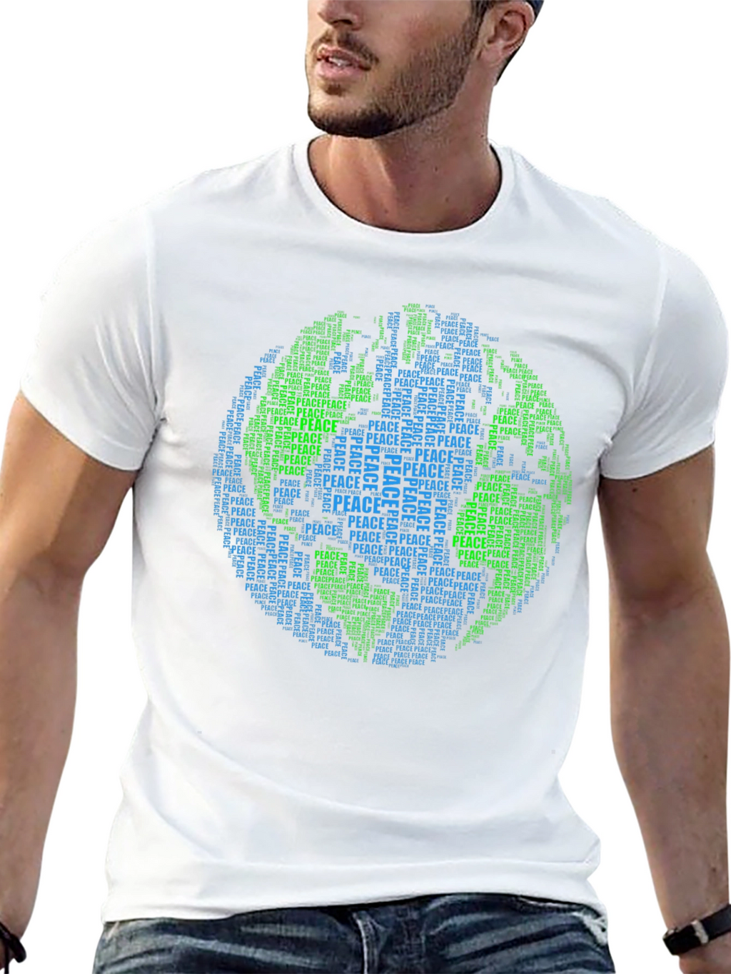 Peace Earth Graphic T-Shirt