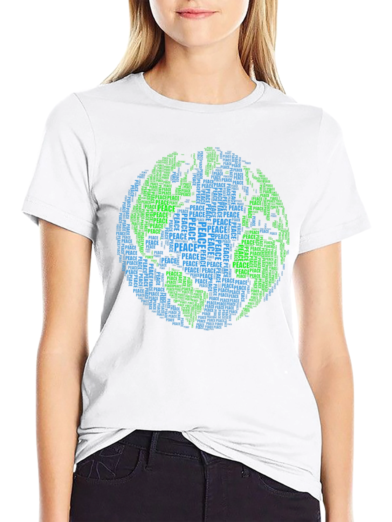 Peace Earth Graphic T-Shirt