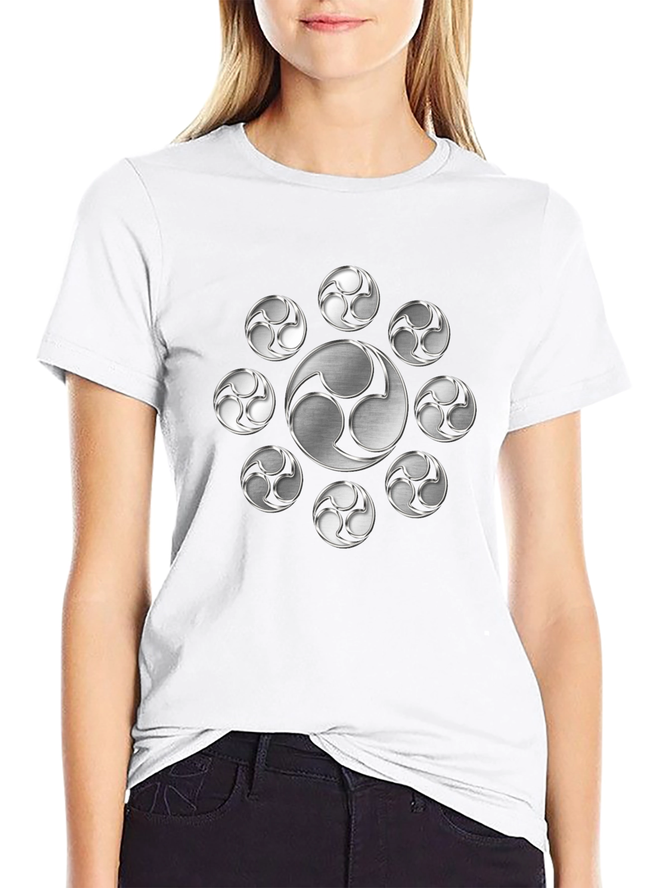 Tomoe T-Shirt - Japanese Symbol Design
