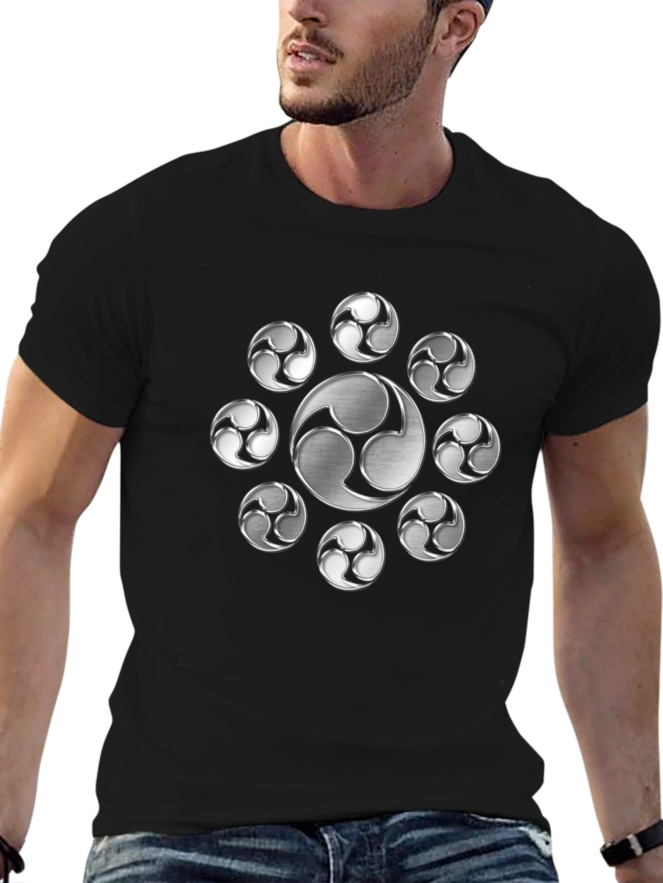 Tomoe T-Shirt - Japanese Symbol Design