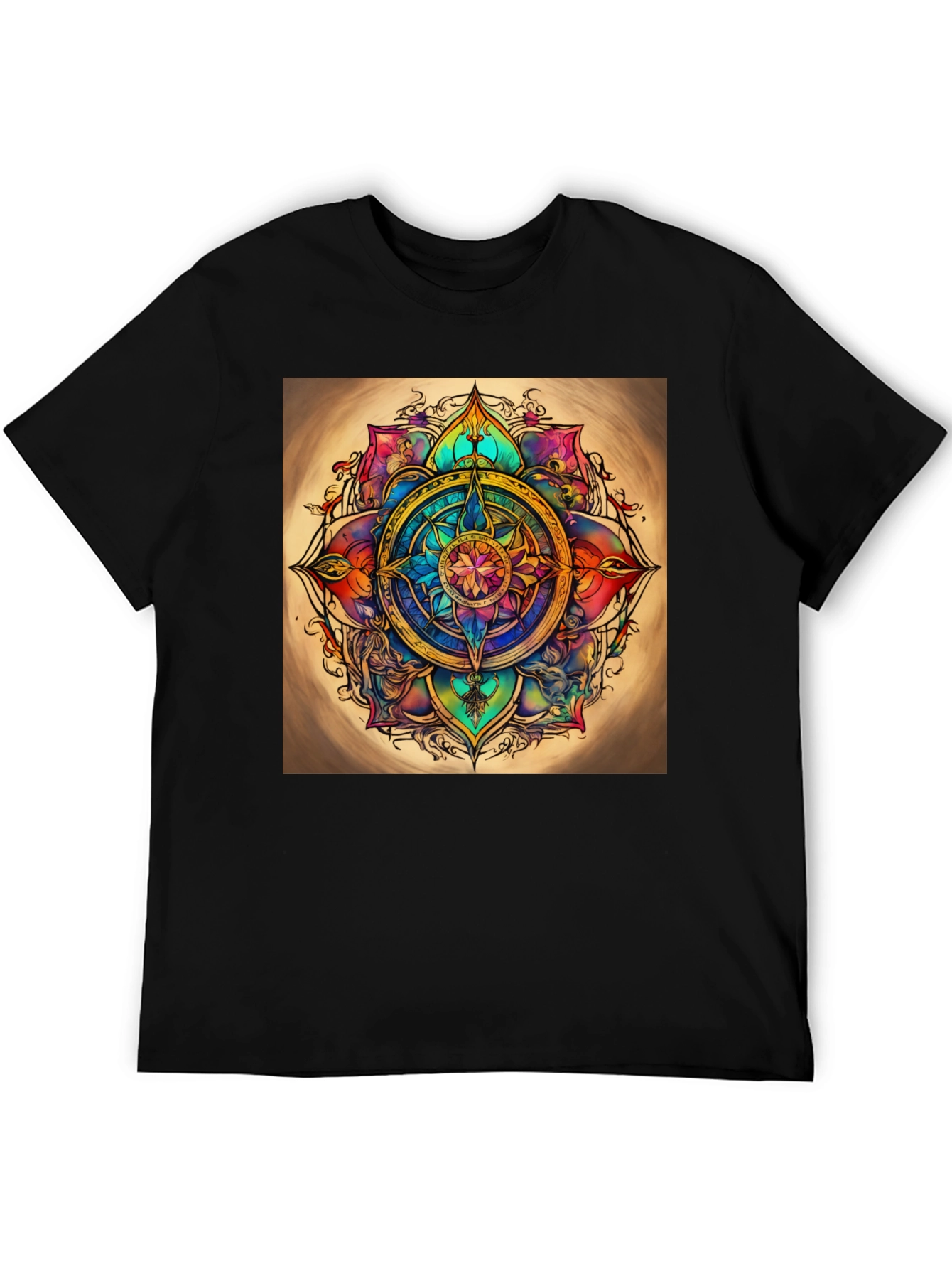 Mandala Art T-Shirt - Unique Colorful Design