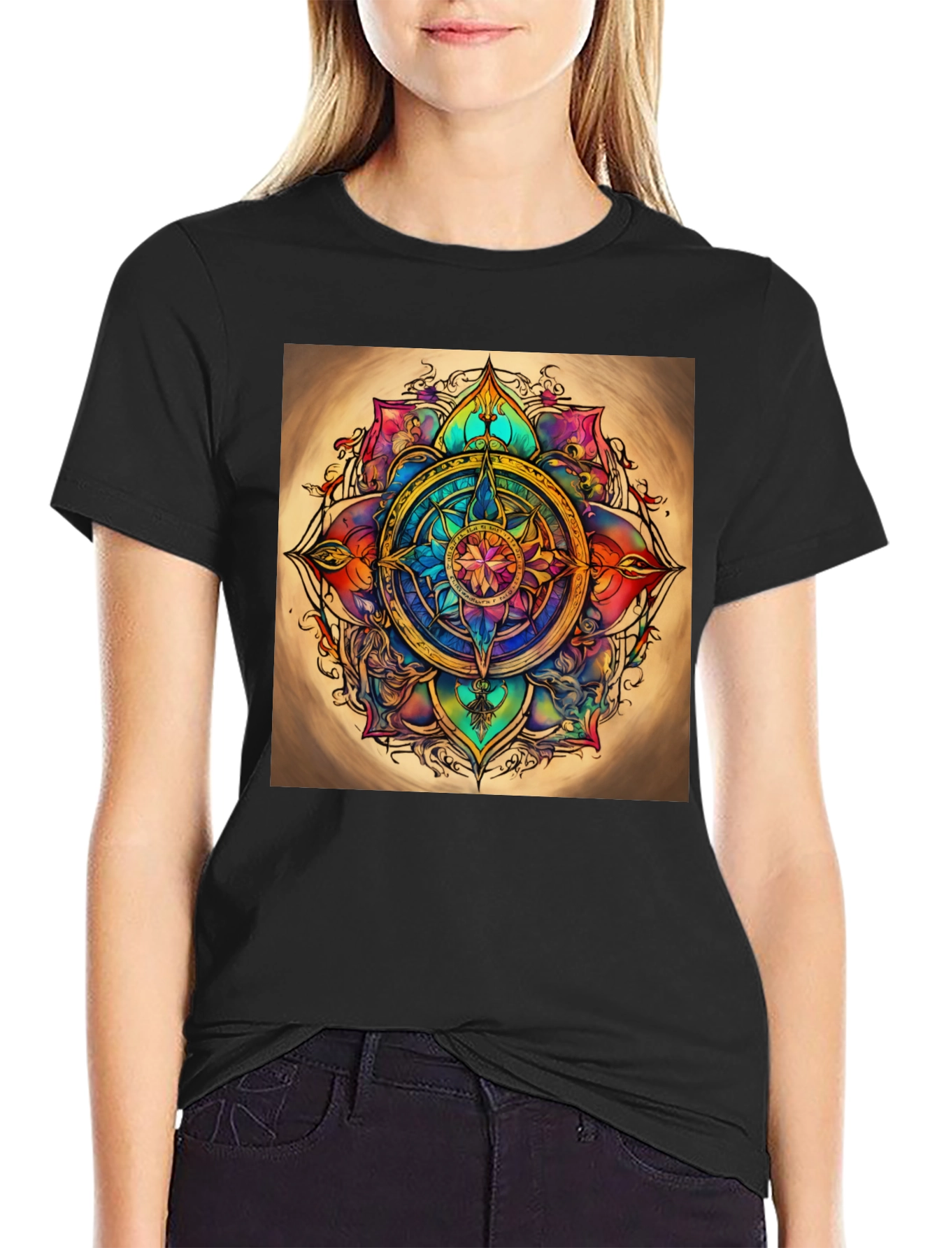 Mandala Art T-Shirt - Unique Colorful Design