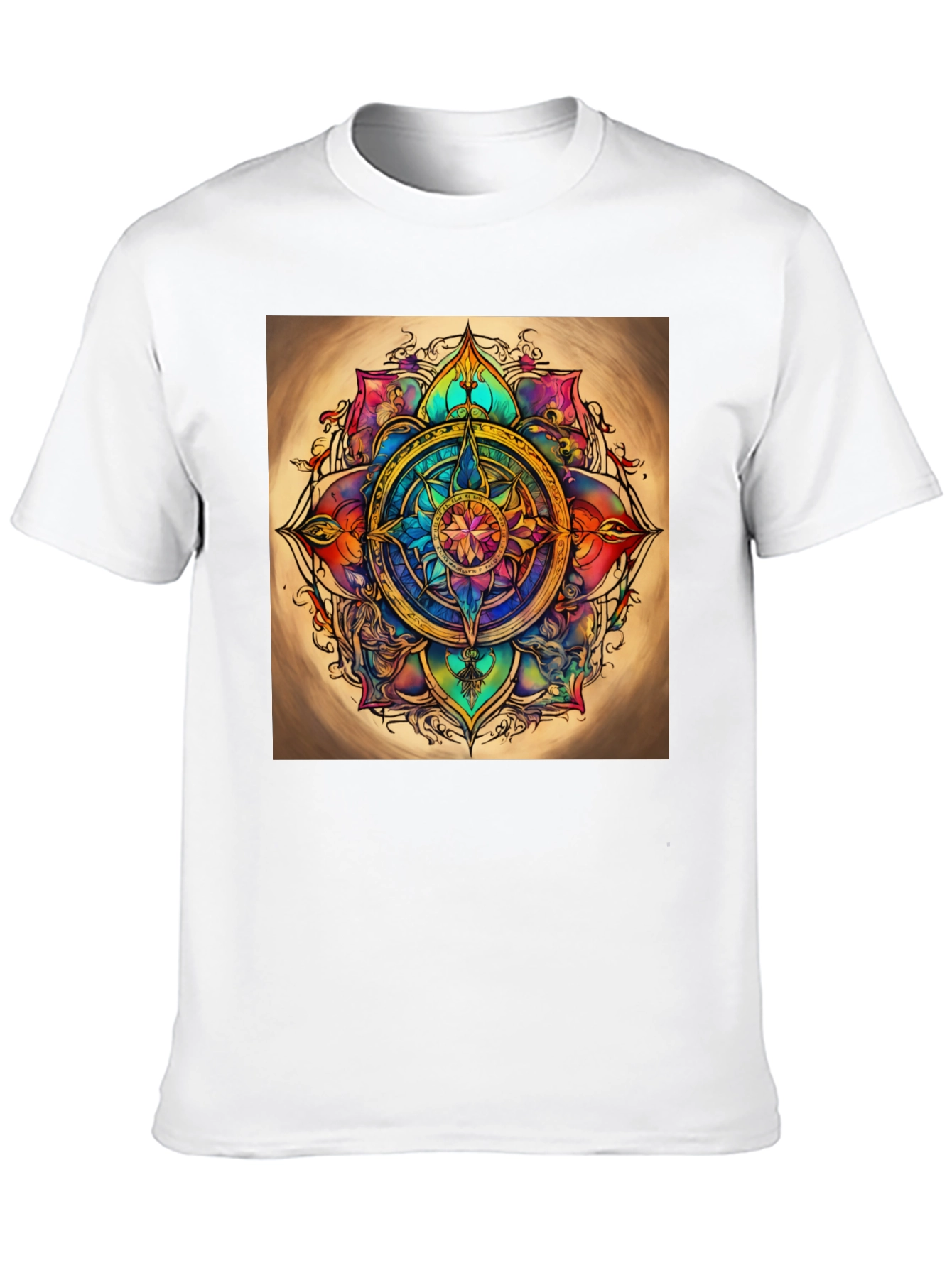 Mandala Art T-Shirt - Unique Colorful Design