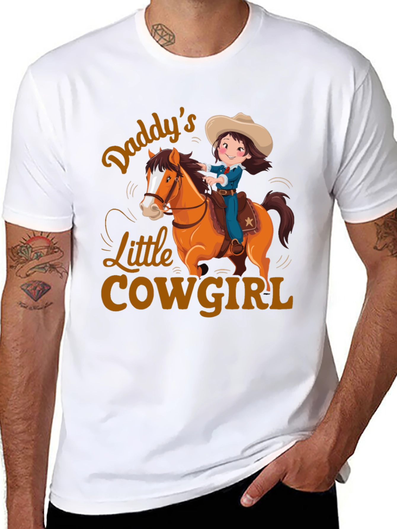 Daddys Little Cowgirl T-Shirt