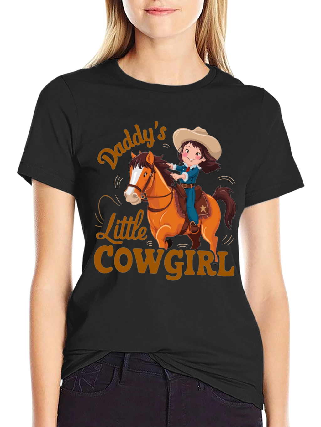 Daddys Little Cowgirl T-Shirt