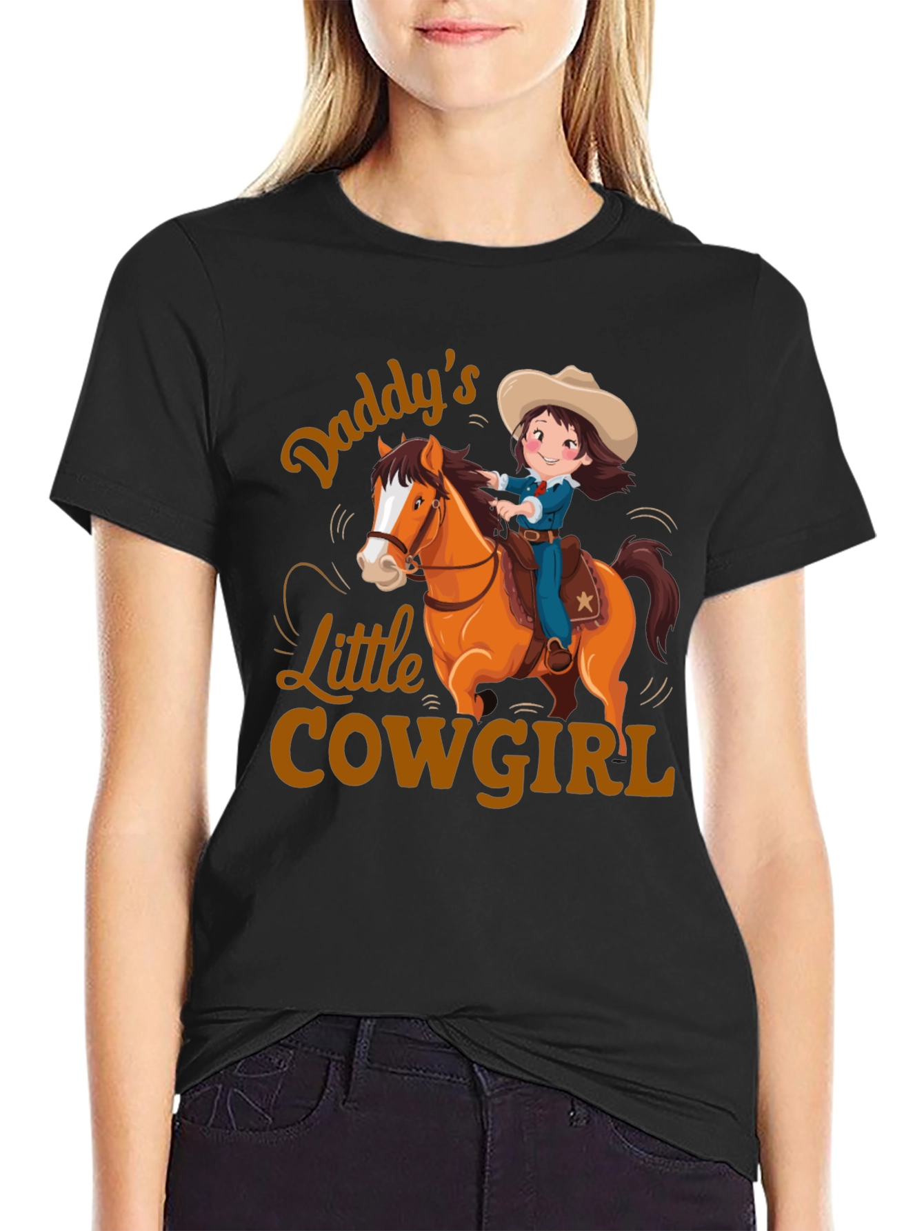 Daddys Little Cowgirl T-Shirt