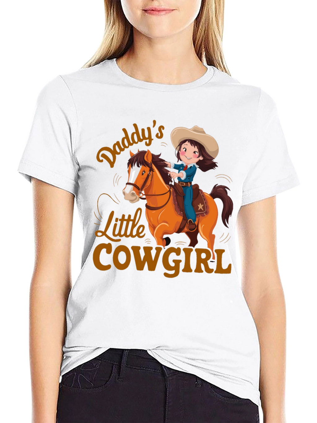 Daddys Little Cowgirl T-Shirt