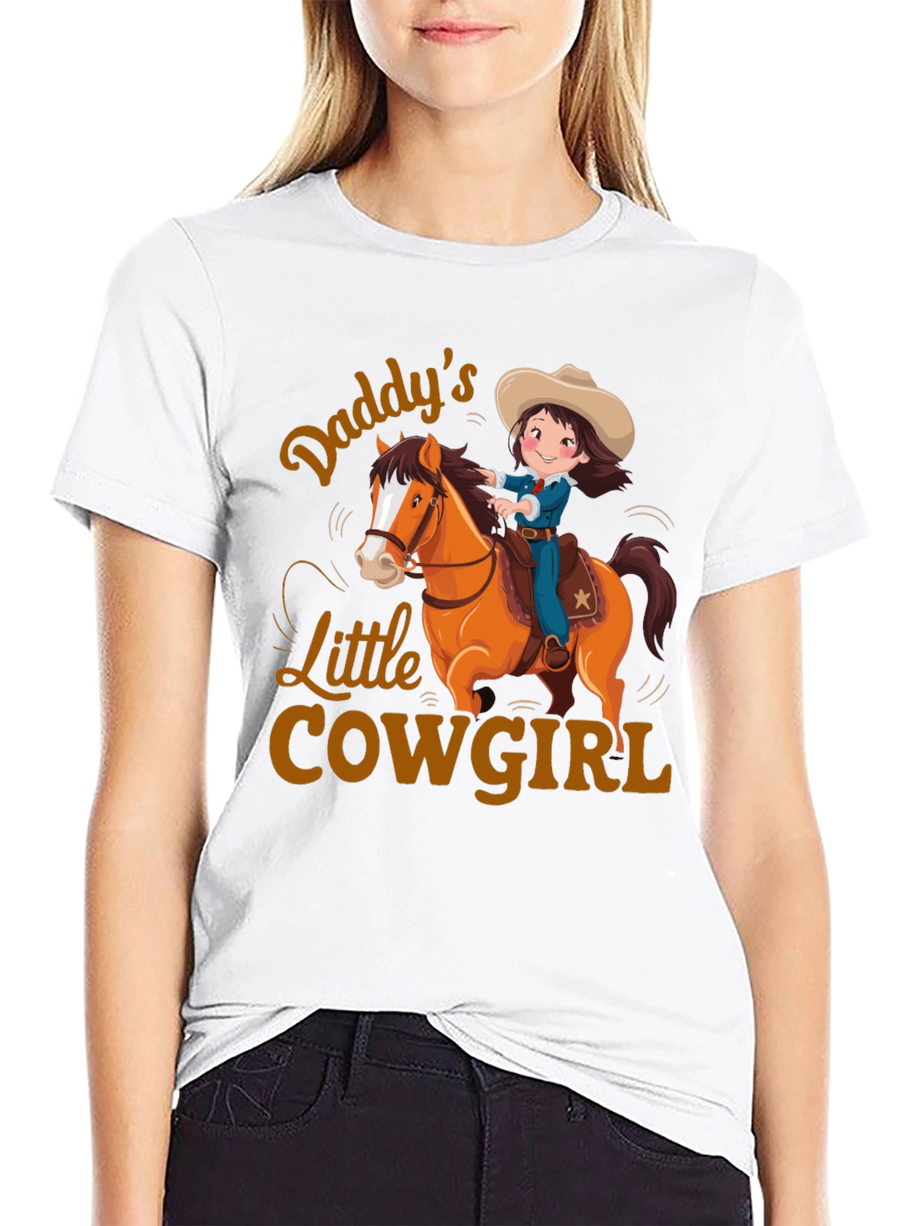 Daddys Little Cowgirl T-Shirt