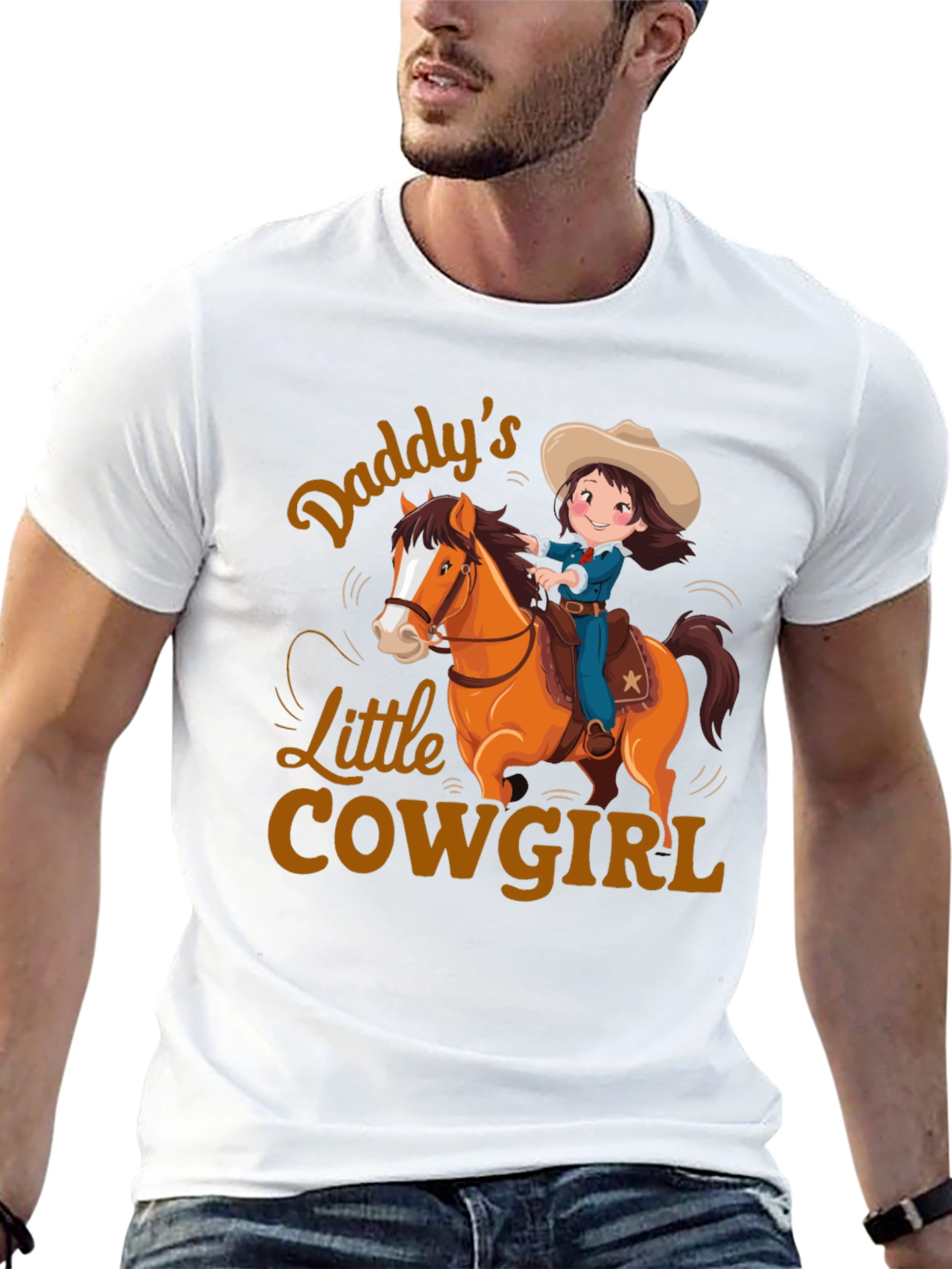 Daddys Little Cowgirl T-Shirt