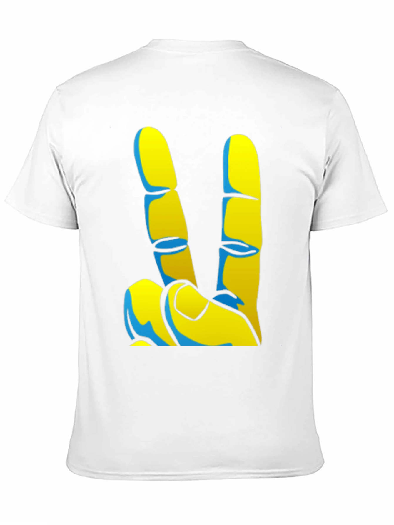 Peace Sign Graphic Tee - Black Casual T-Shirt