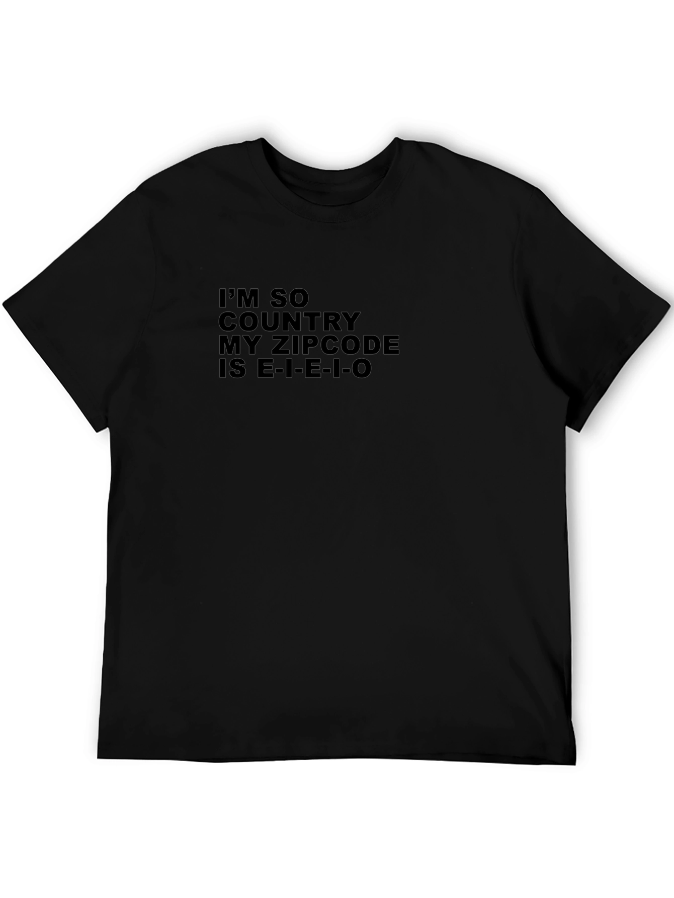 Country Zipcode T-Shirt - E-I-E-I-O Novelty Tee