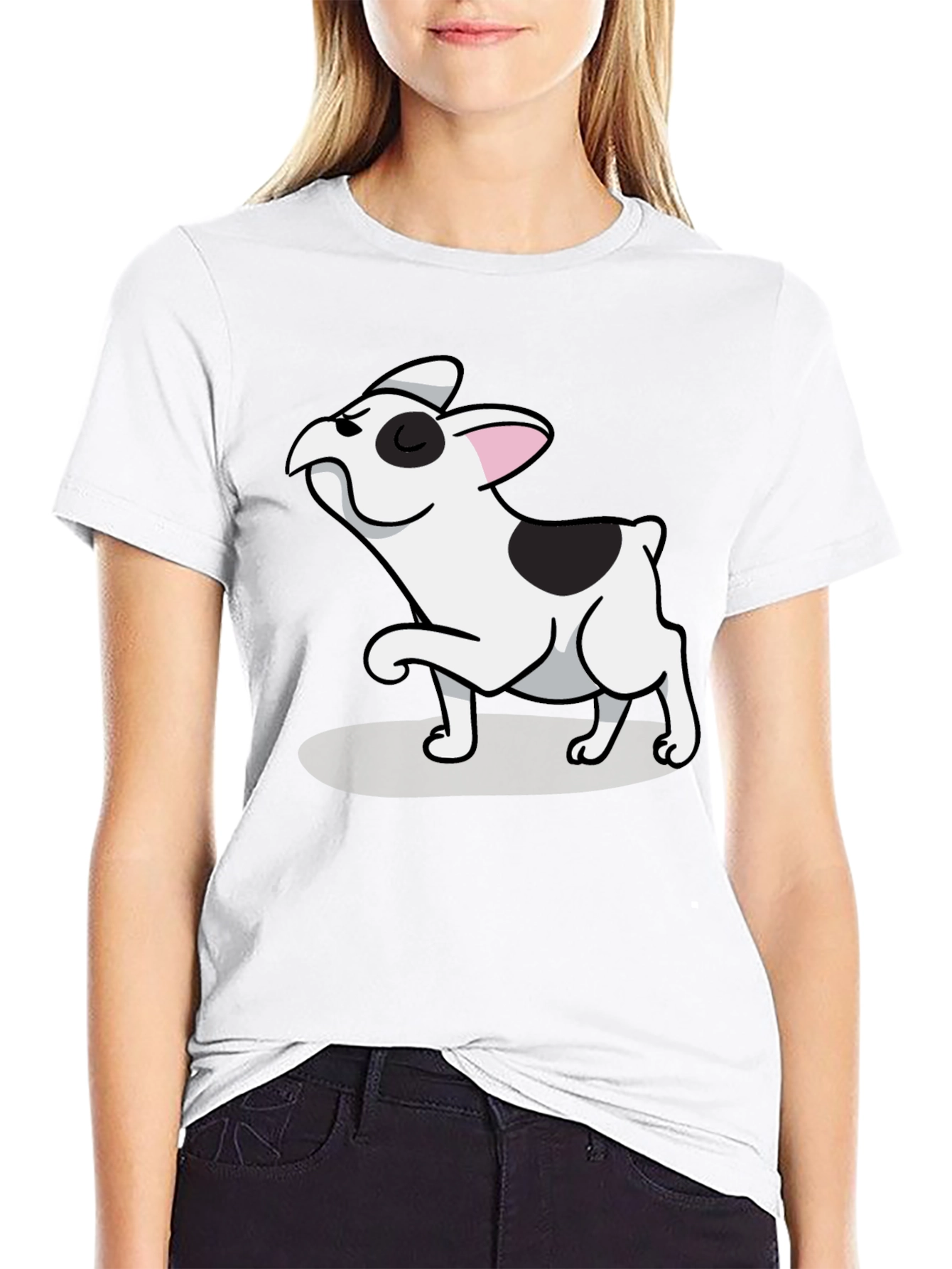 Cool French Bulldog Graphic Tee - Black Cotton