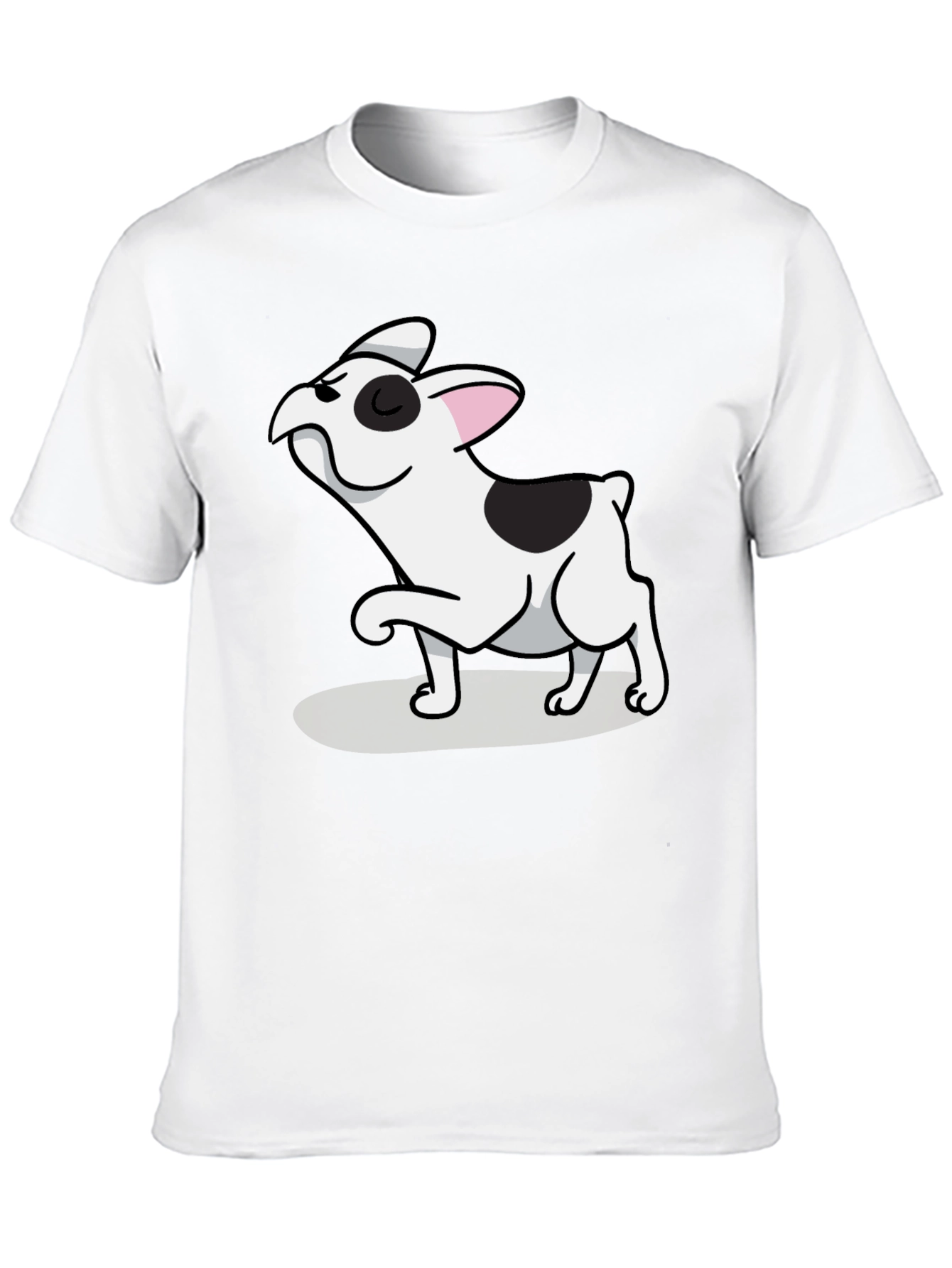 Cool French Bulldog Graphic Tee - Black Cotton