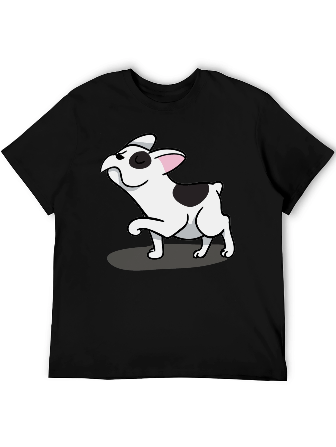 Cool French Bulldog Graphic Tee - Black Cotton