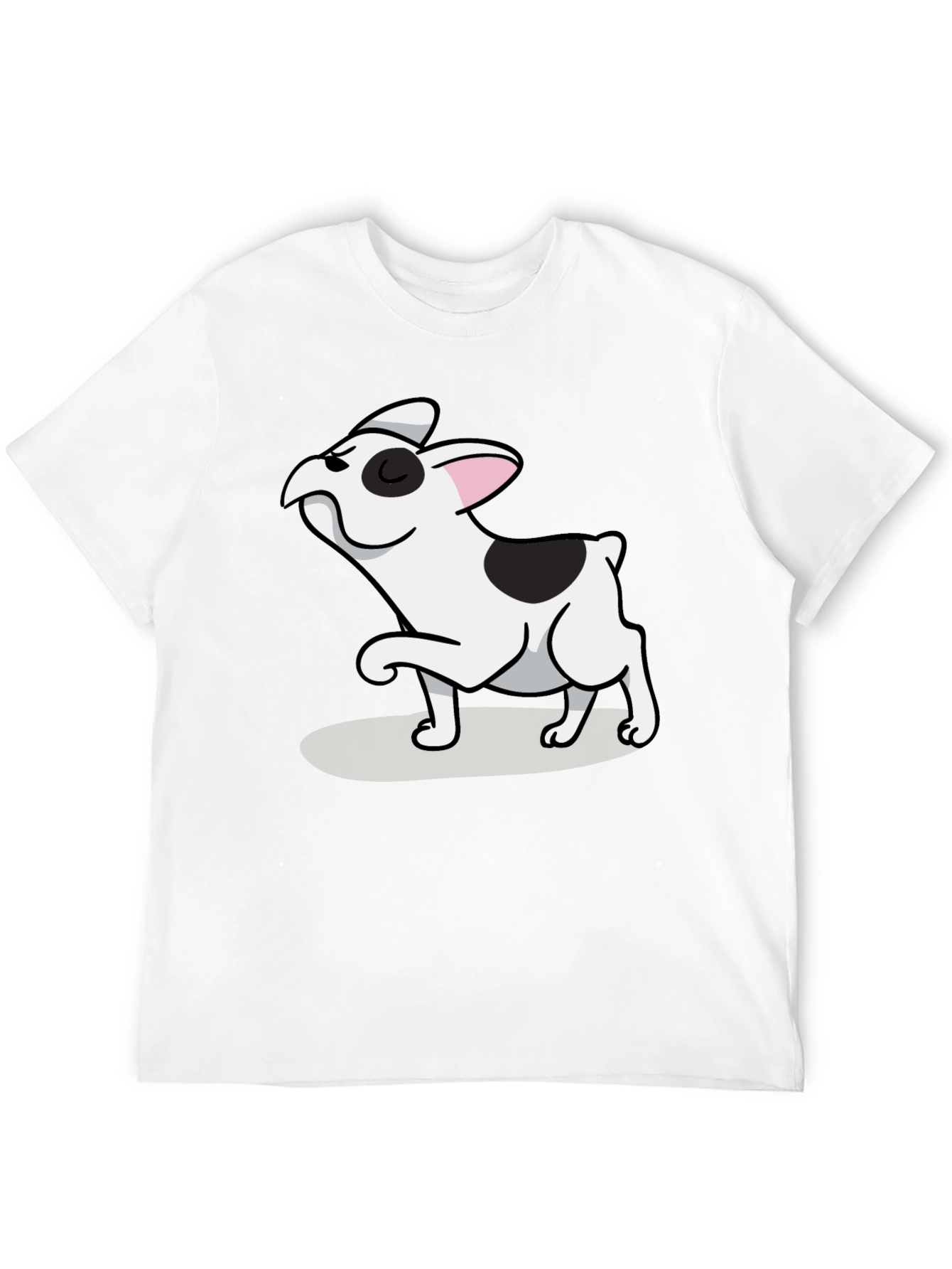 Cool French Bulldog Graphic Tee - Black Cotton