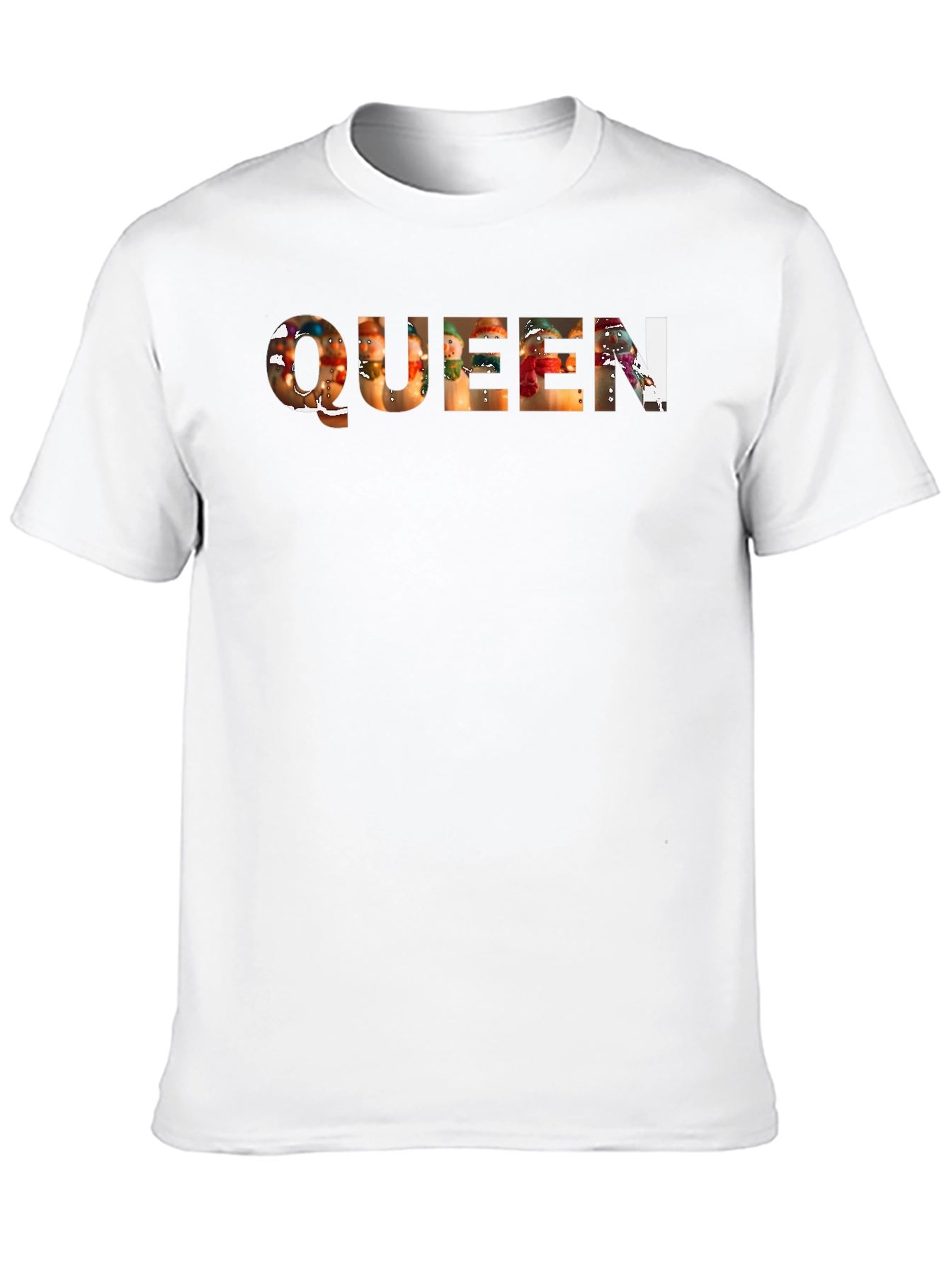 Queen Snowman T-Shirt - Festive Holiday Apparel