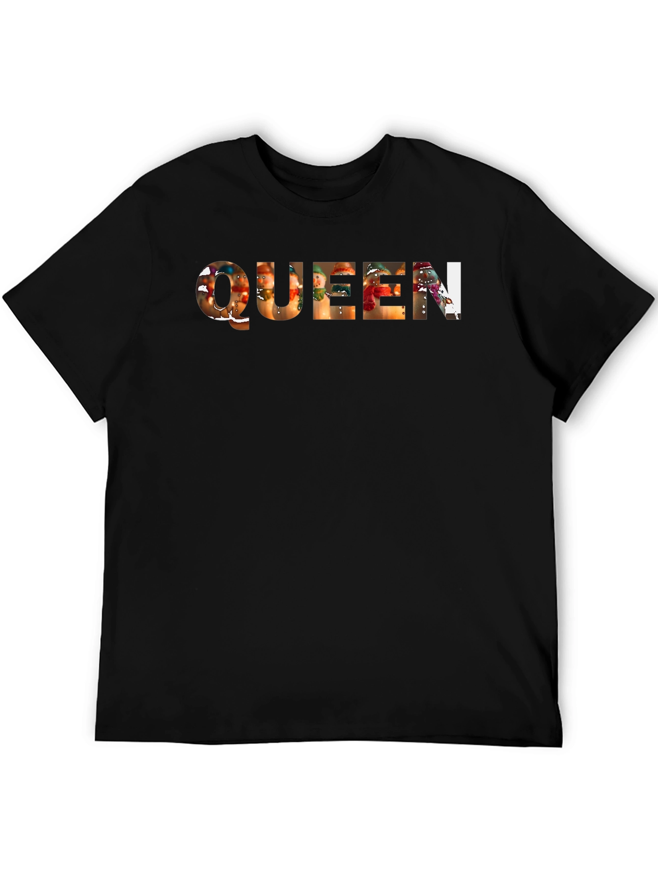Queen Snowman T-Shirt - Festive Holiday Apparel