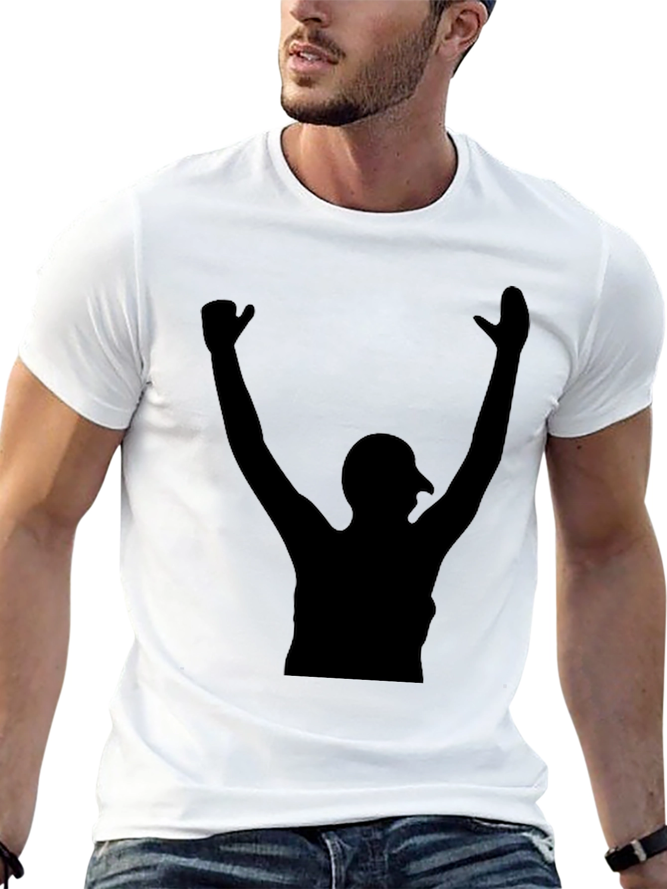 Silhouette Graphic Tee - Black