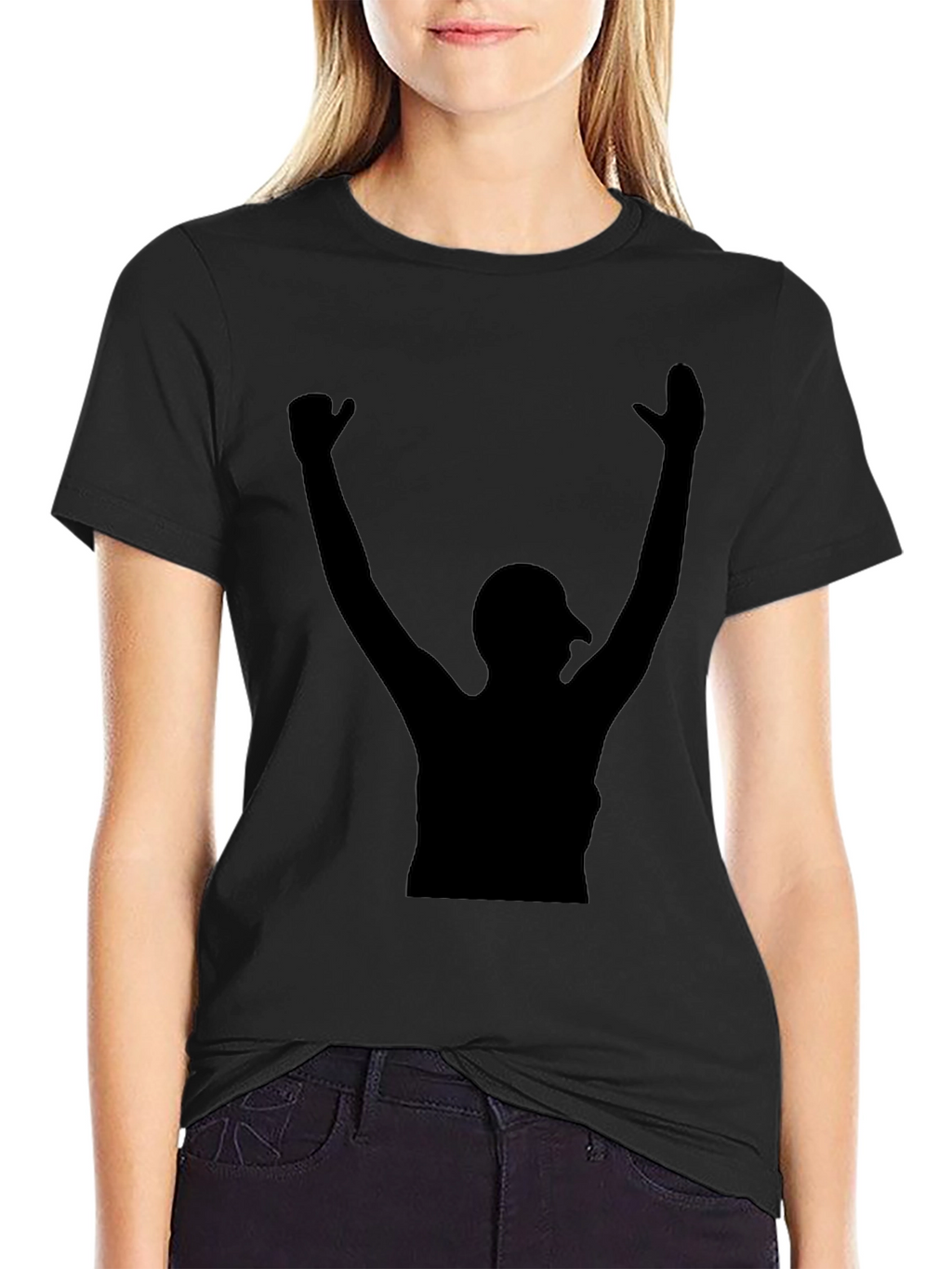 Silhouette Graphic Tee - Black