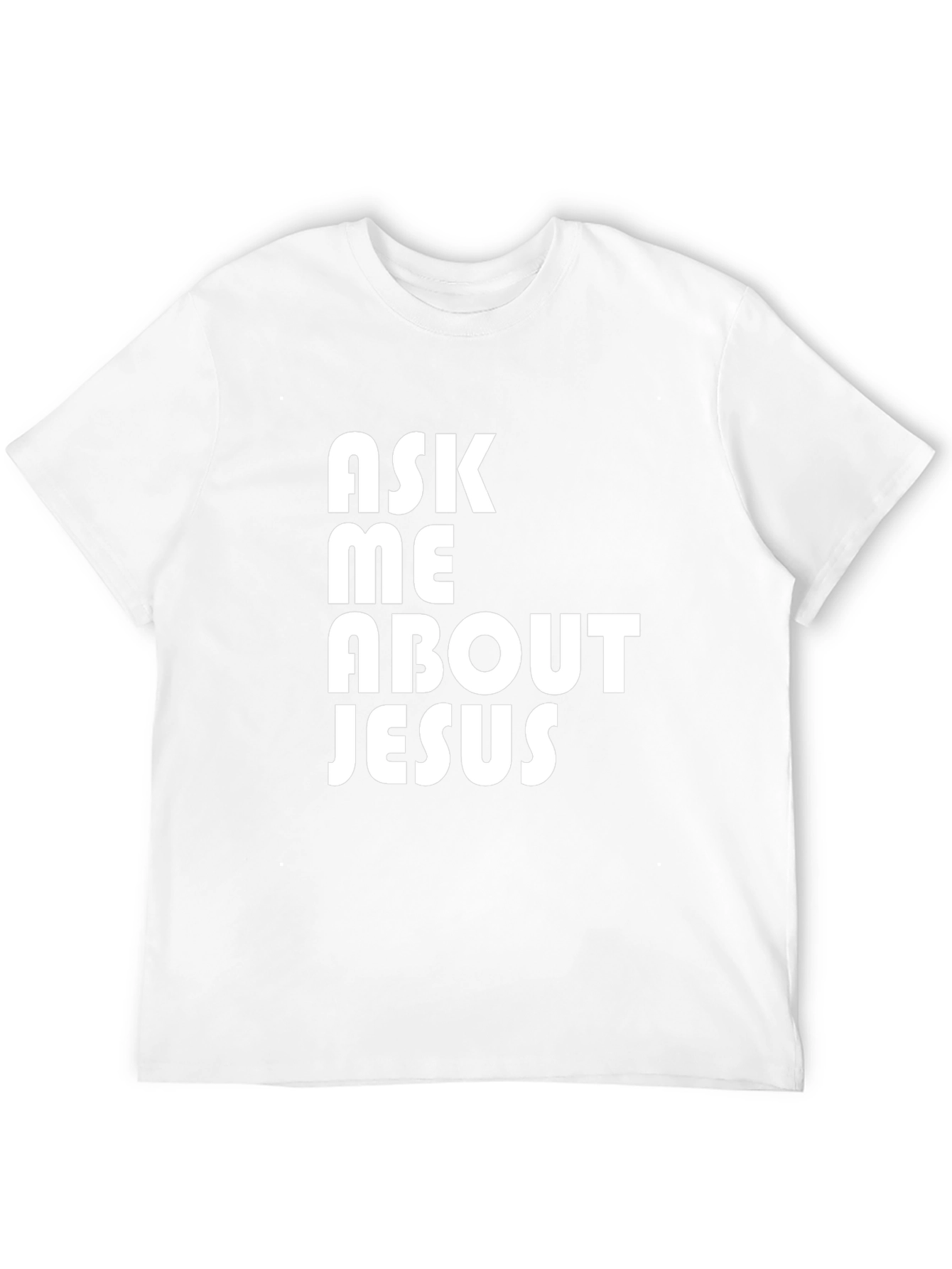 Ask Me About Jesus Graphic T-Shirt