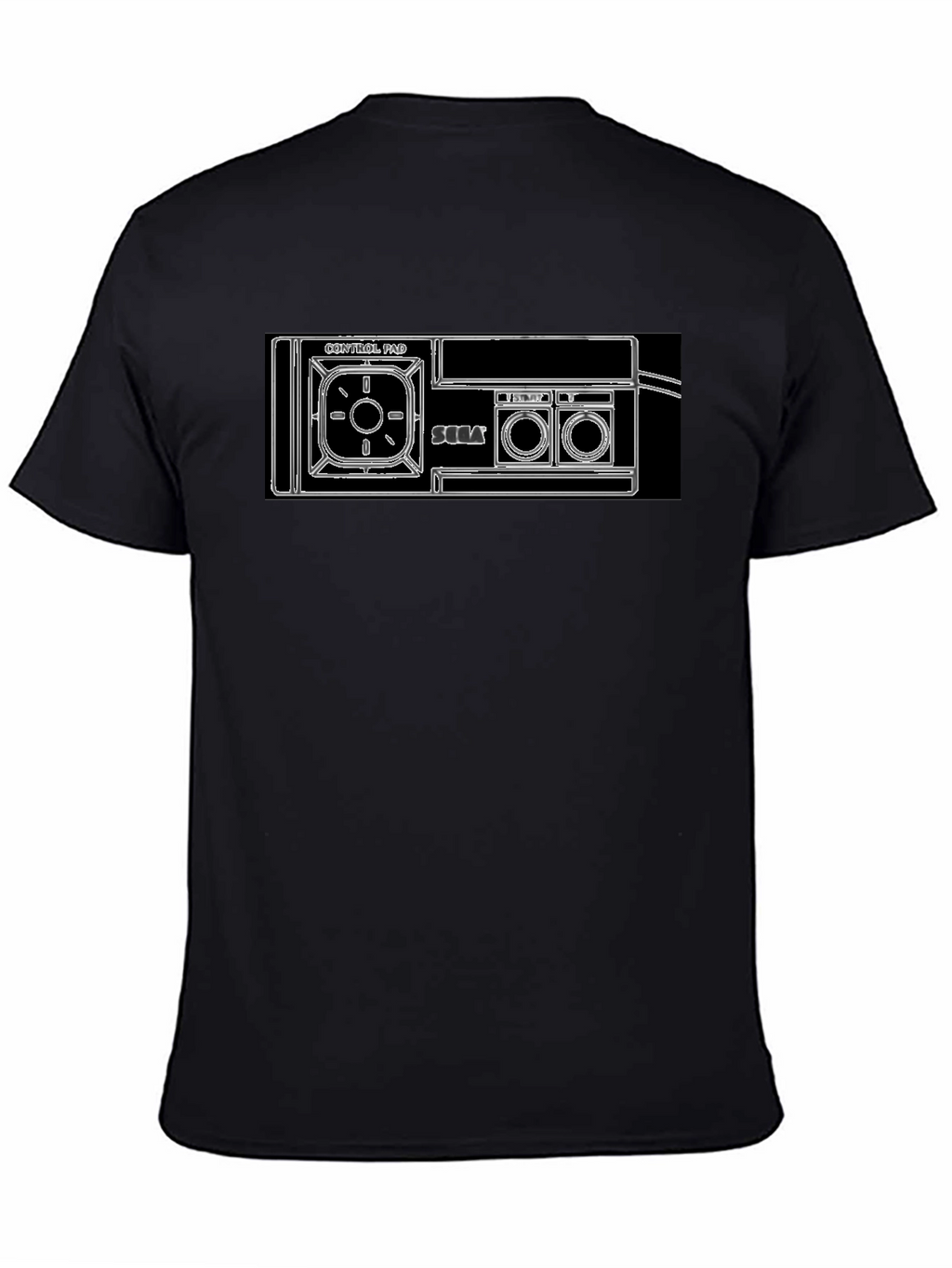 Retro Sega Controller T-Shirt - Black
