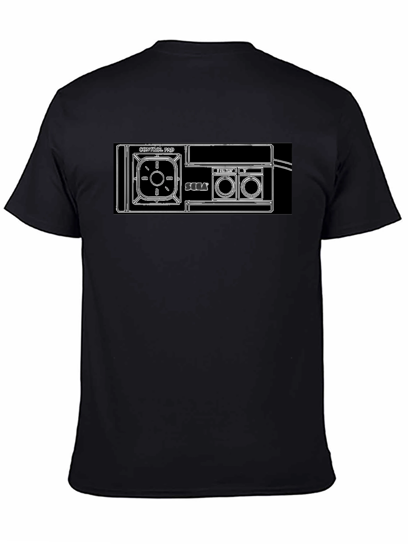 Retro Sega Controller T-Shirt - Black