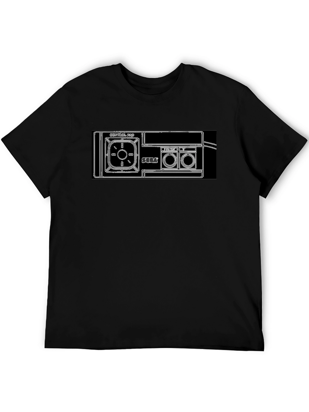 Retro Sega Controller T-Shirt - Black