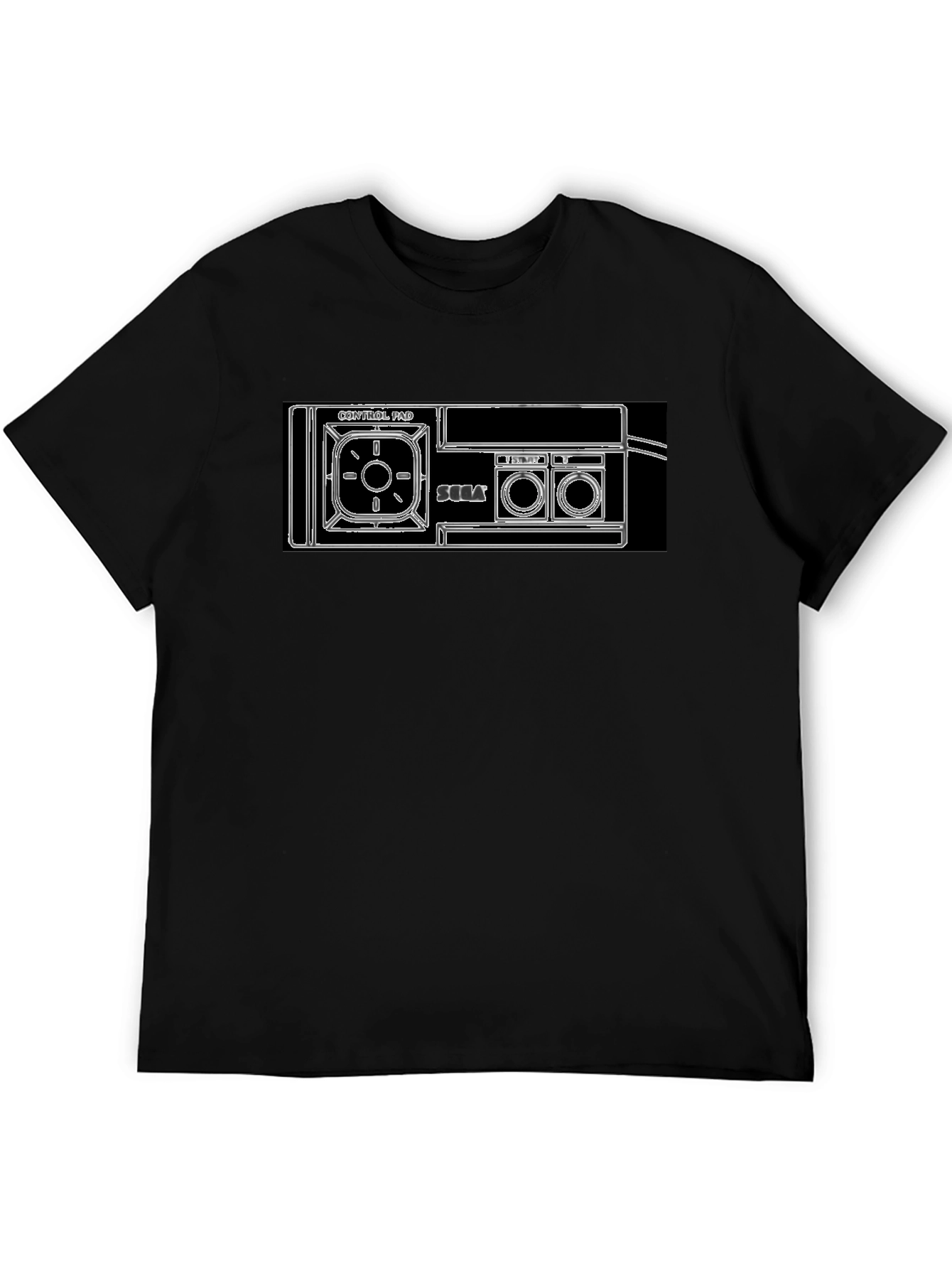 Retro Sega Controller T-Shirt - Black