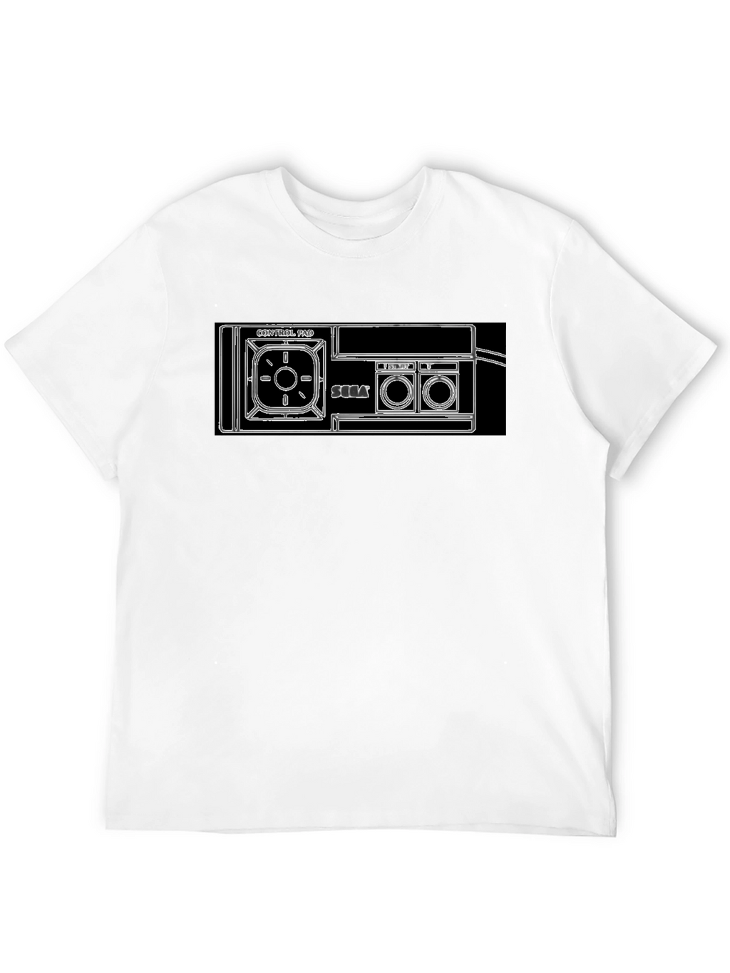Retro Sega Controller T-Shirt - Black