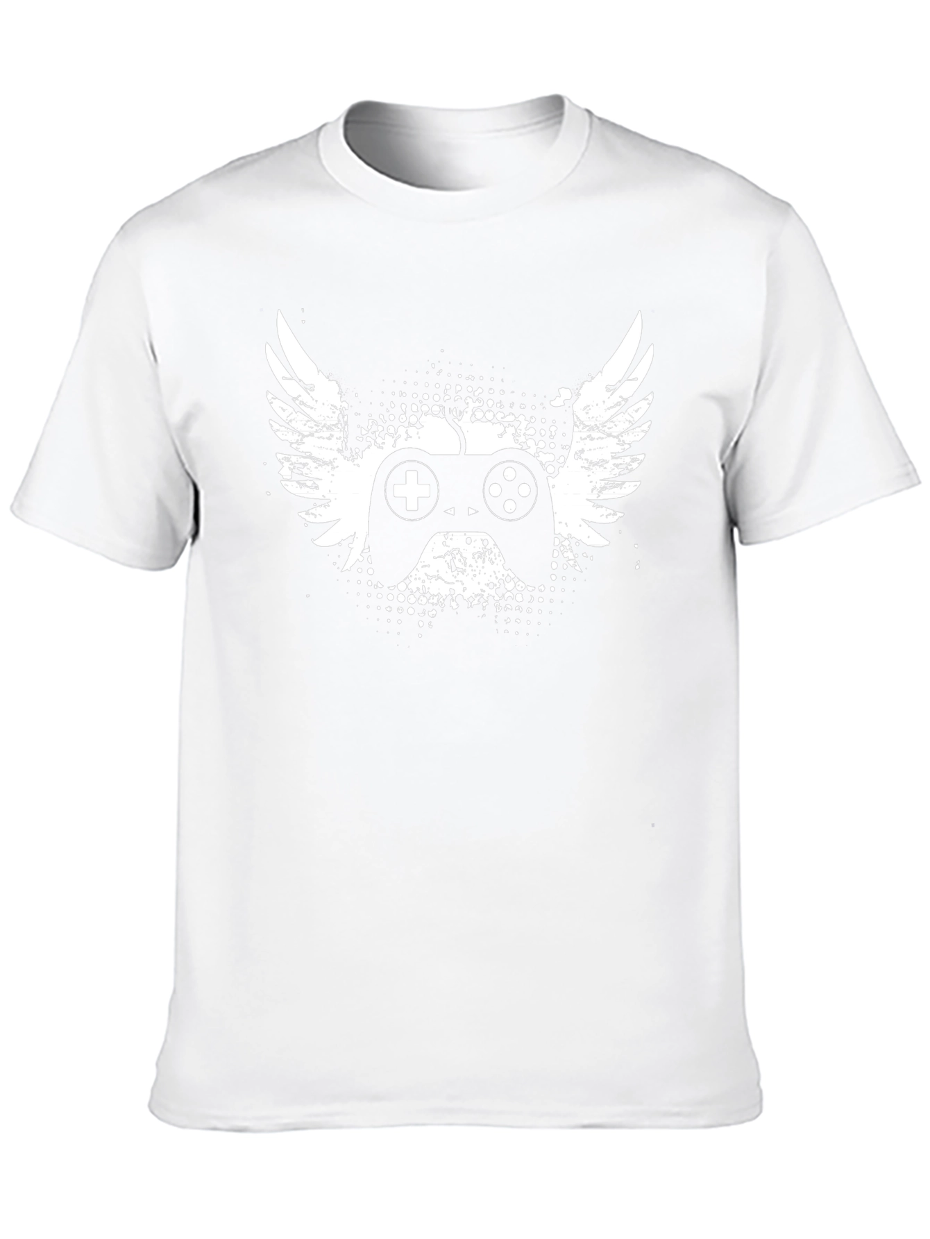 Gaming Controller Wings Graphic T-Shirt
