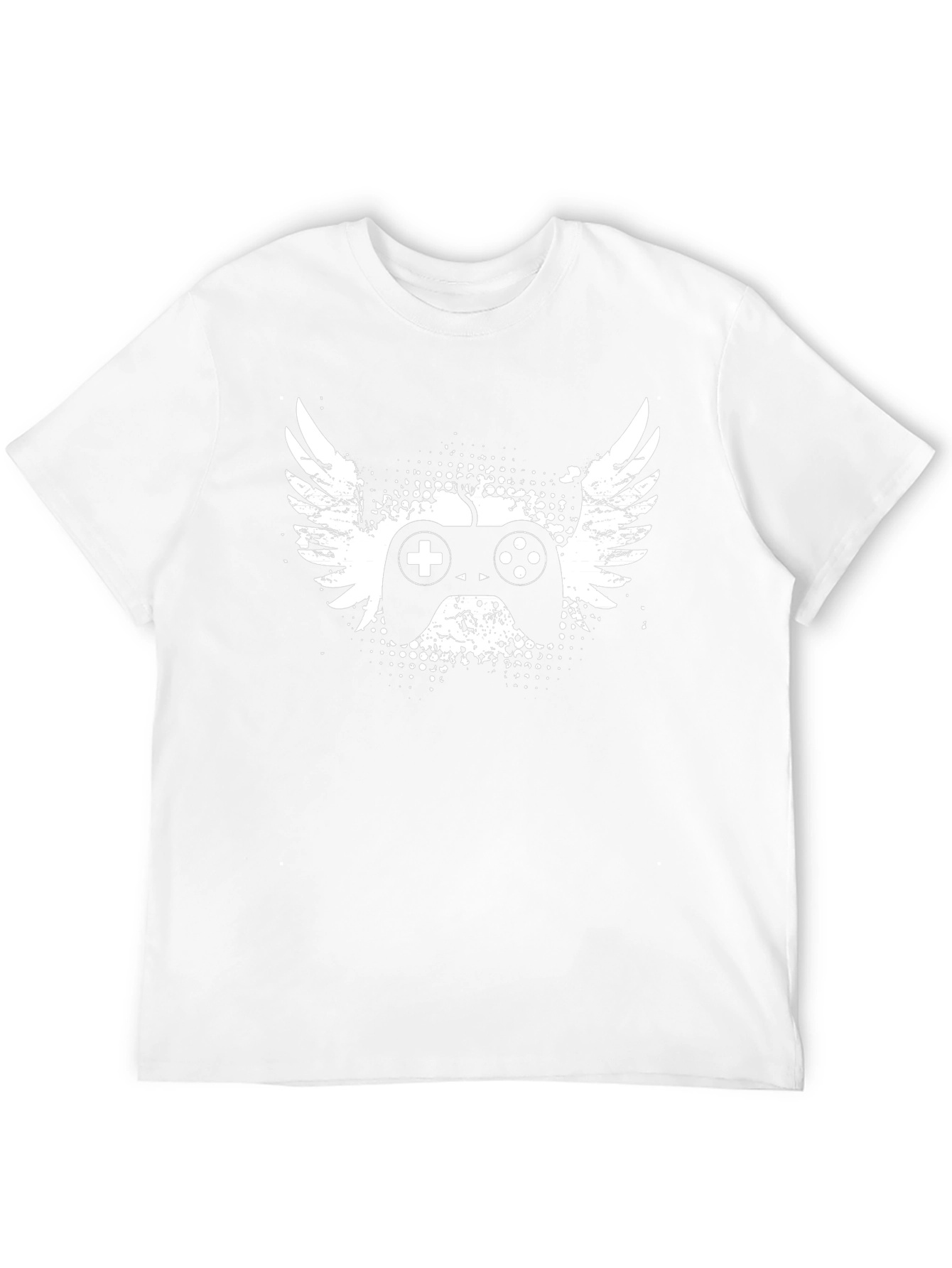 Gaming Controller Wings Graphic T-Shirt