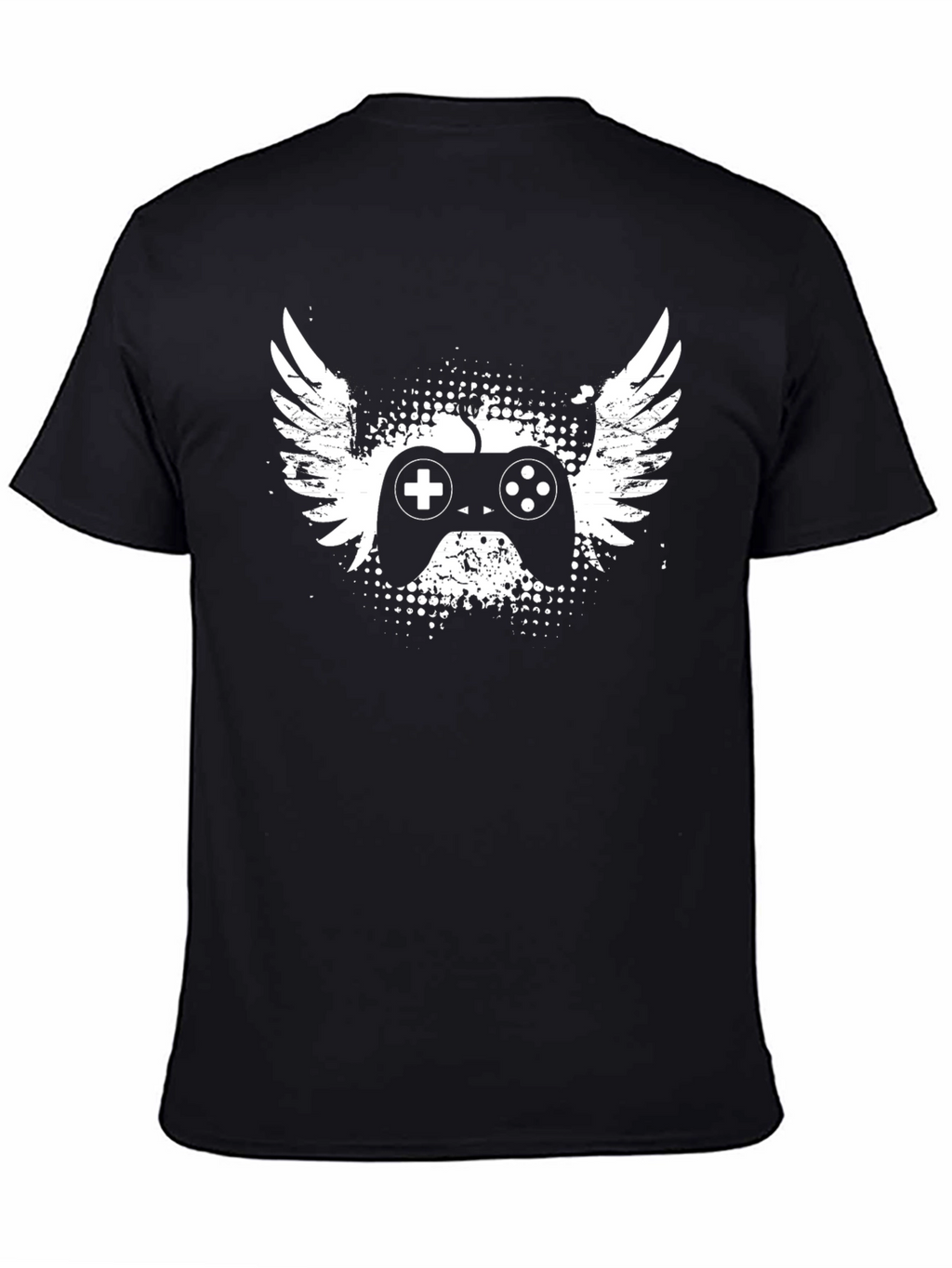 Gaming Controller Wings Graphic T-Shirt