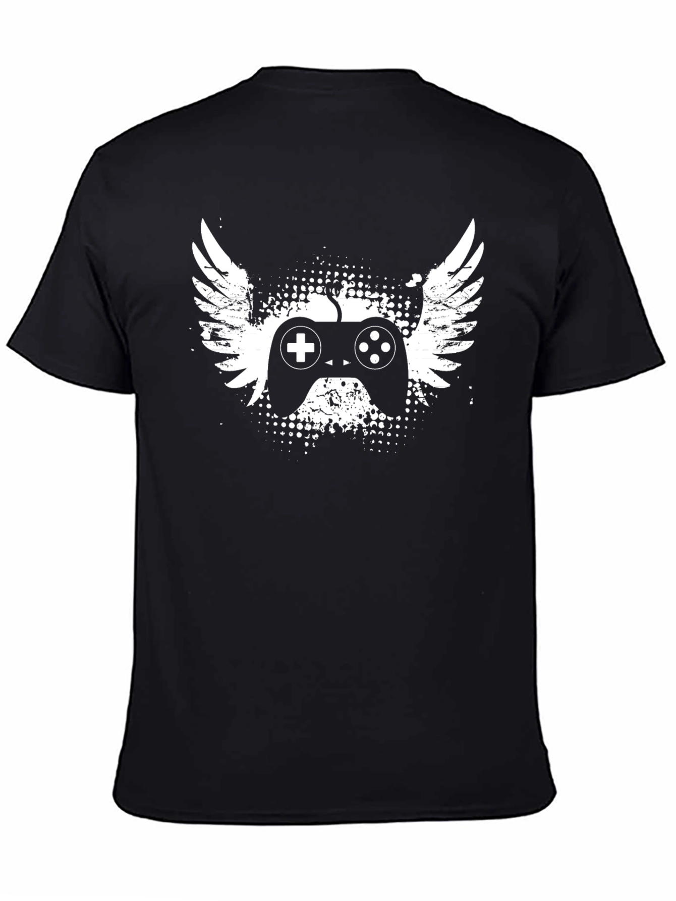 Gaming Controller Wings Graphic T-Shirt