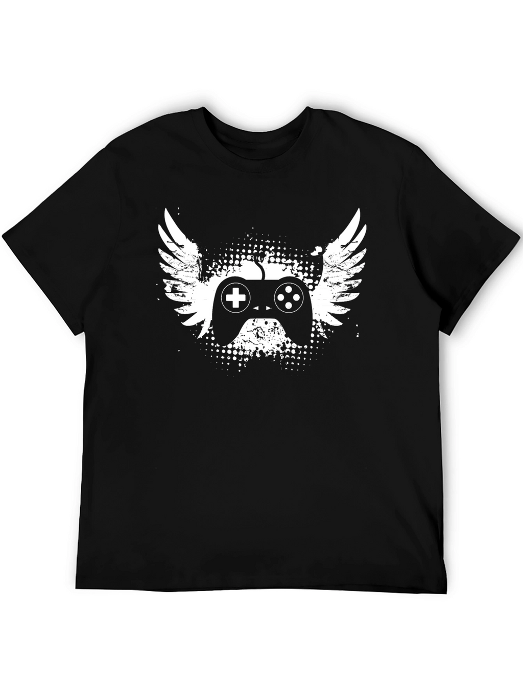 Gaming Controller Wings Graphic T-Shirt