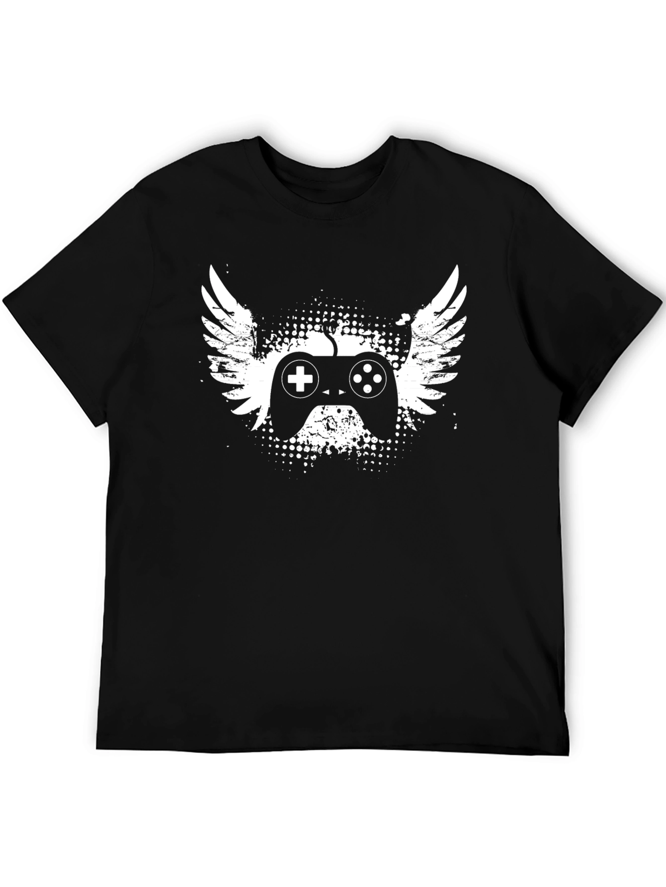 Gaming Controller Wings Graphic T-Shirt