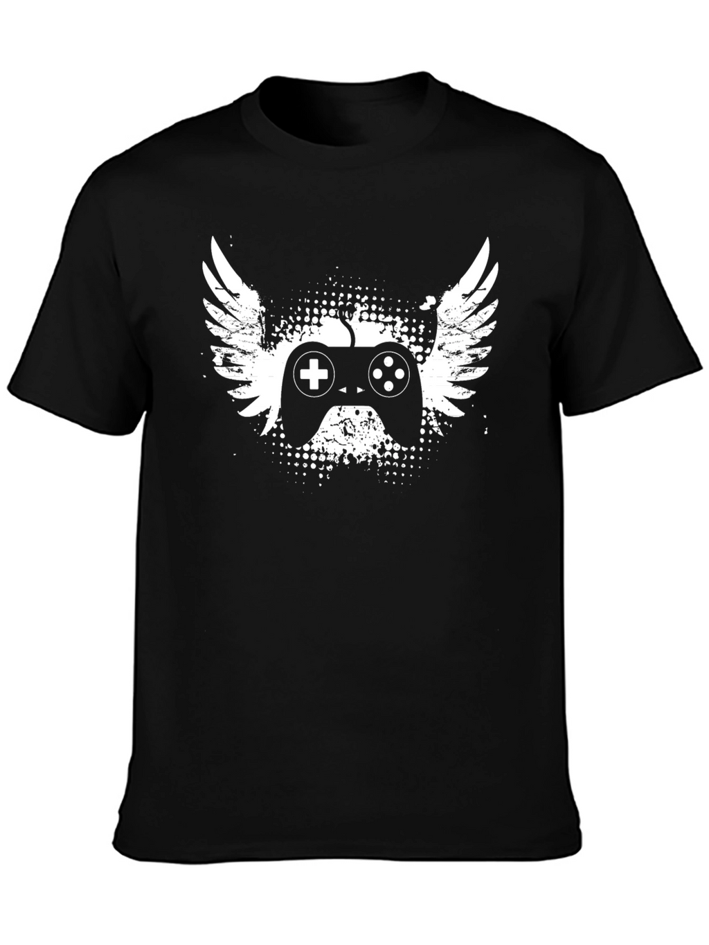 Gaming Controller Wings Graphic T-Shirt