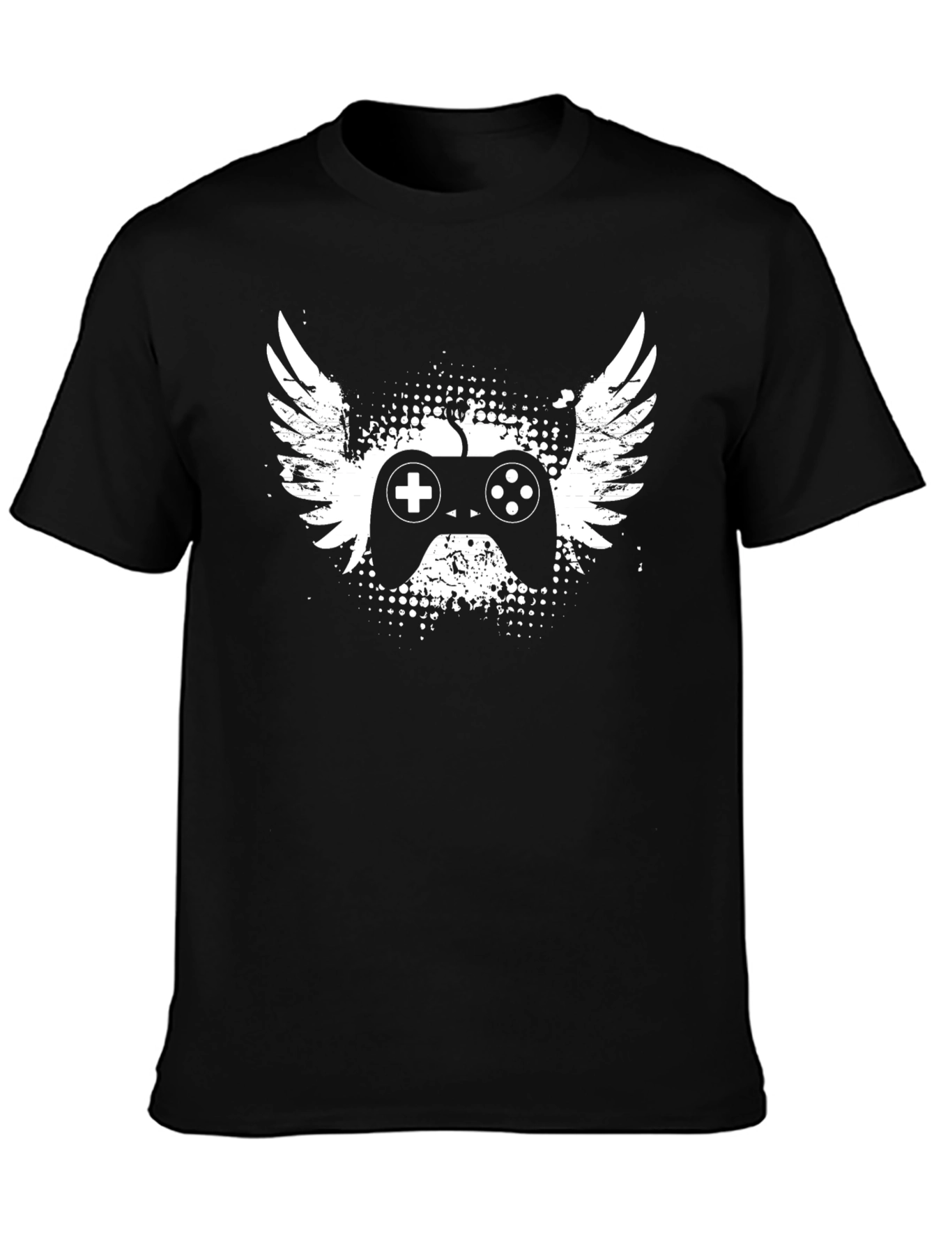 Gaming Controller Wings Graphic T-Shirt