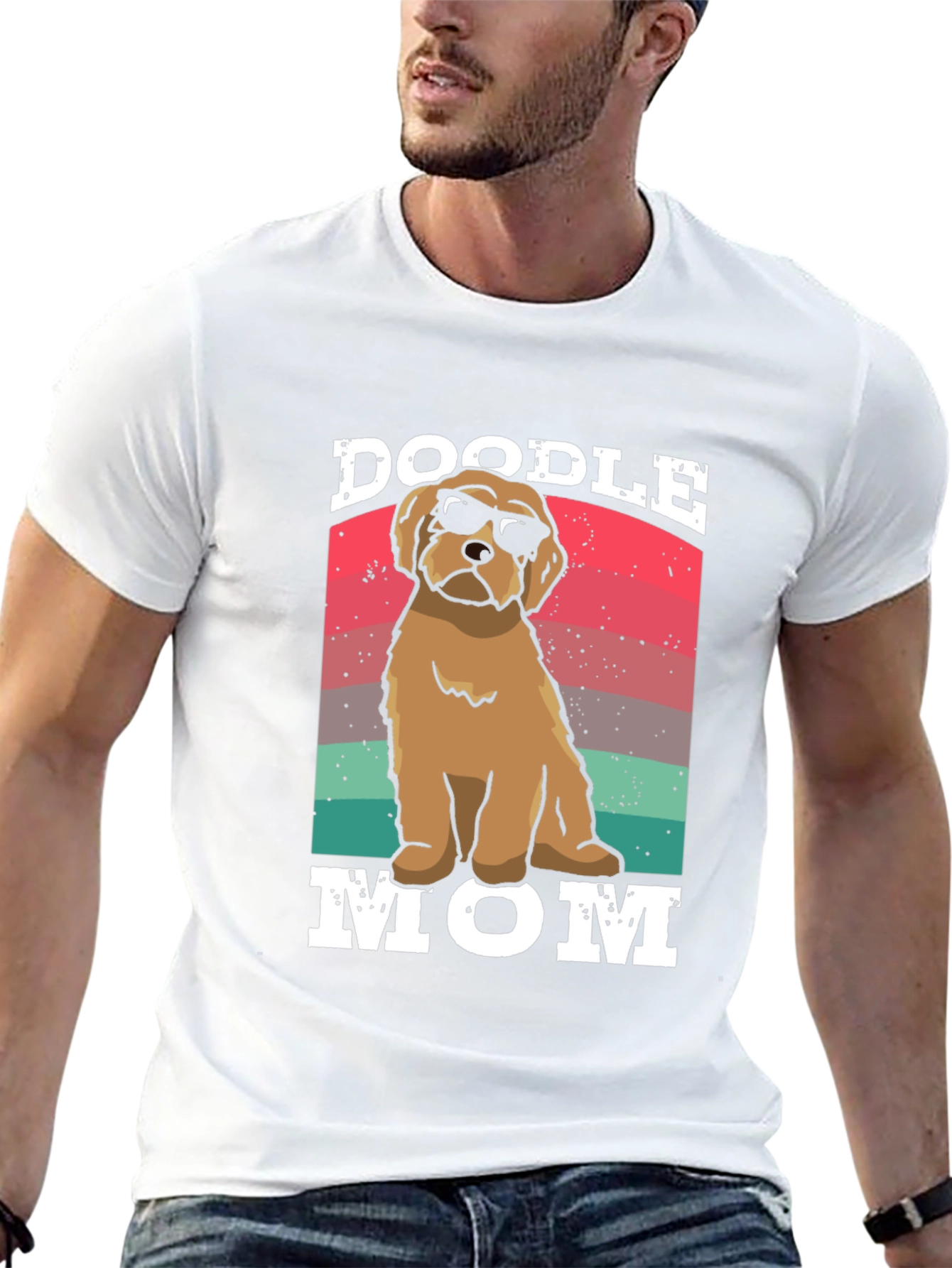 Doodle Mom T-Shirt - Cute Dog Graphic Tee