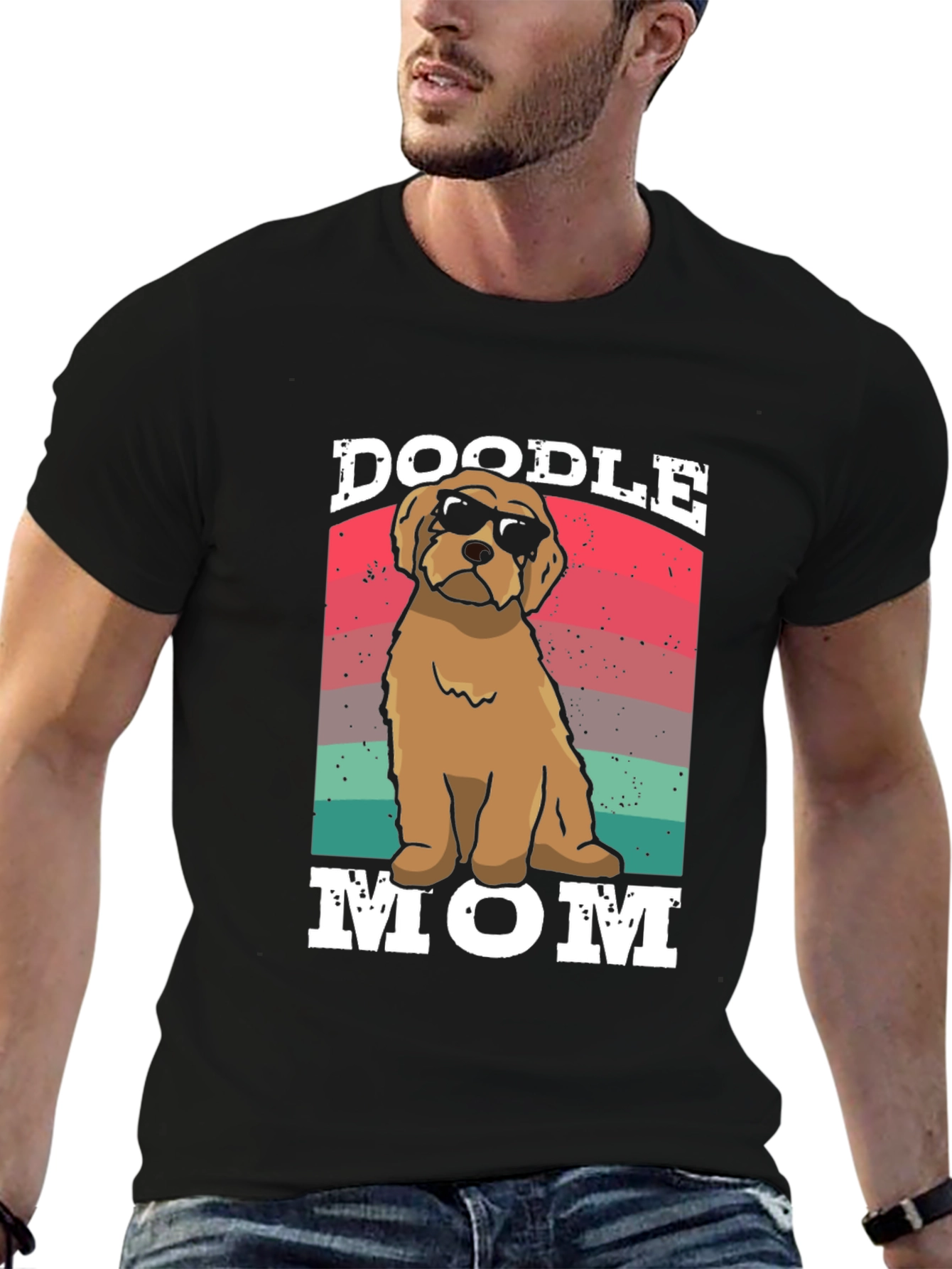 Doodle Mom T-Shirt - Cute Dog Graphic Tee