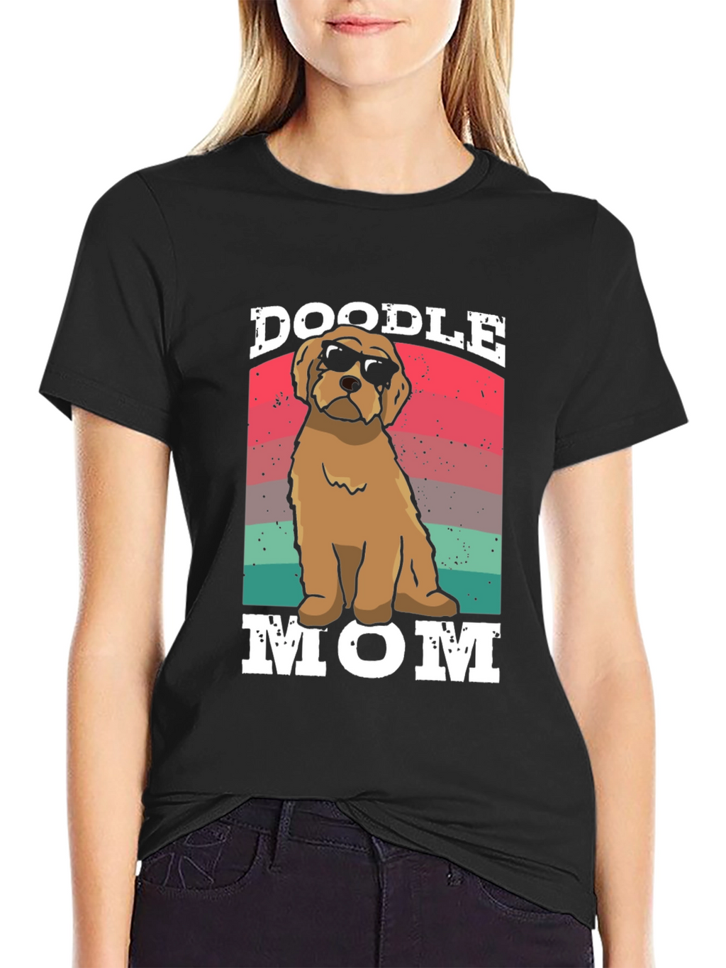 Doodle Mom T-Shirt - Cute Dog Graphic Tee