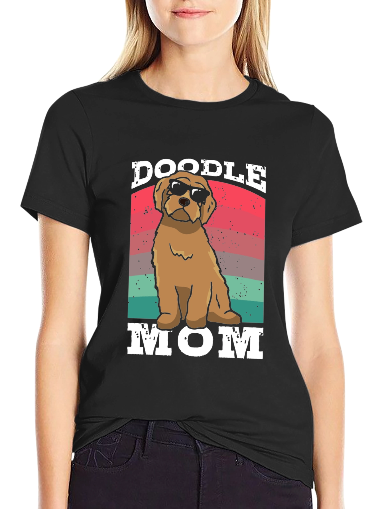 Doodle Mom T-Shirt - Cute Dog Graphic Tee