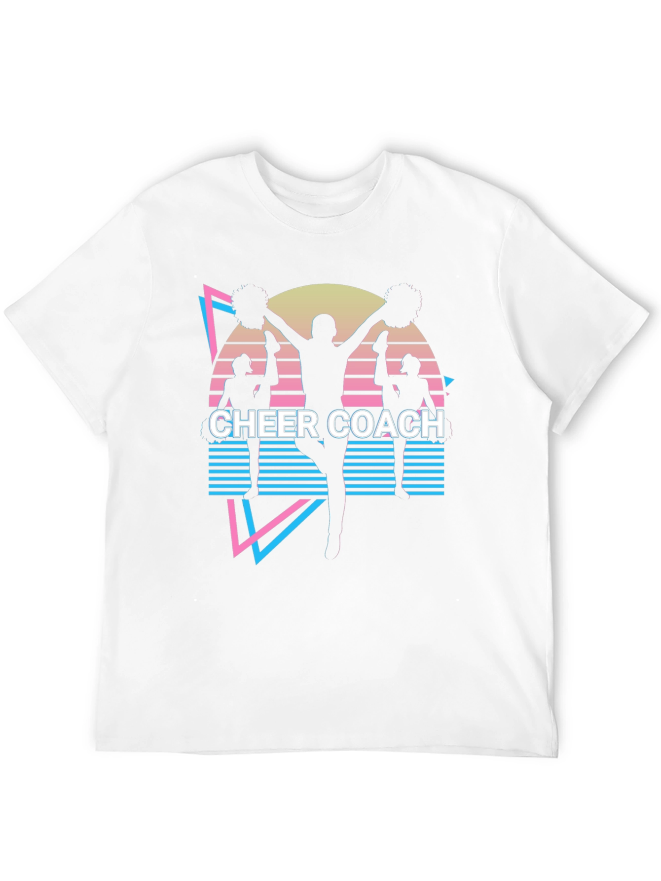 Cheer Coach Retro Style T-Shirt
