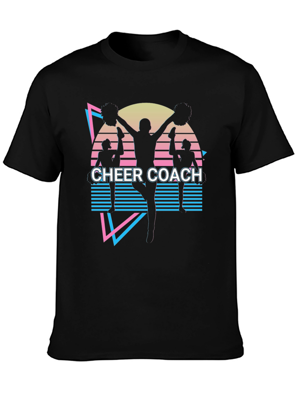 Cheer Coach Retro Style T-Shirt